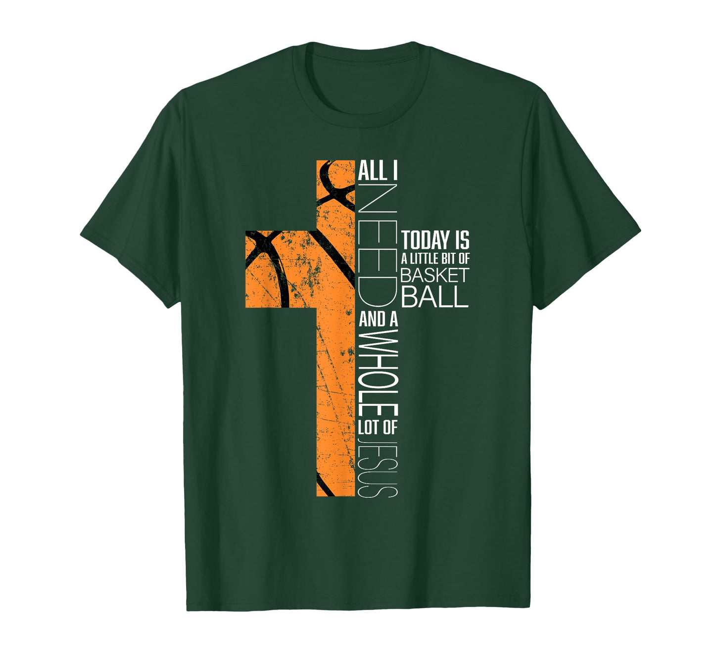 Basketball Christian Gifts Funny Sayings Religious Kids Him T-Shirt