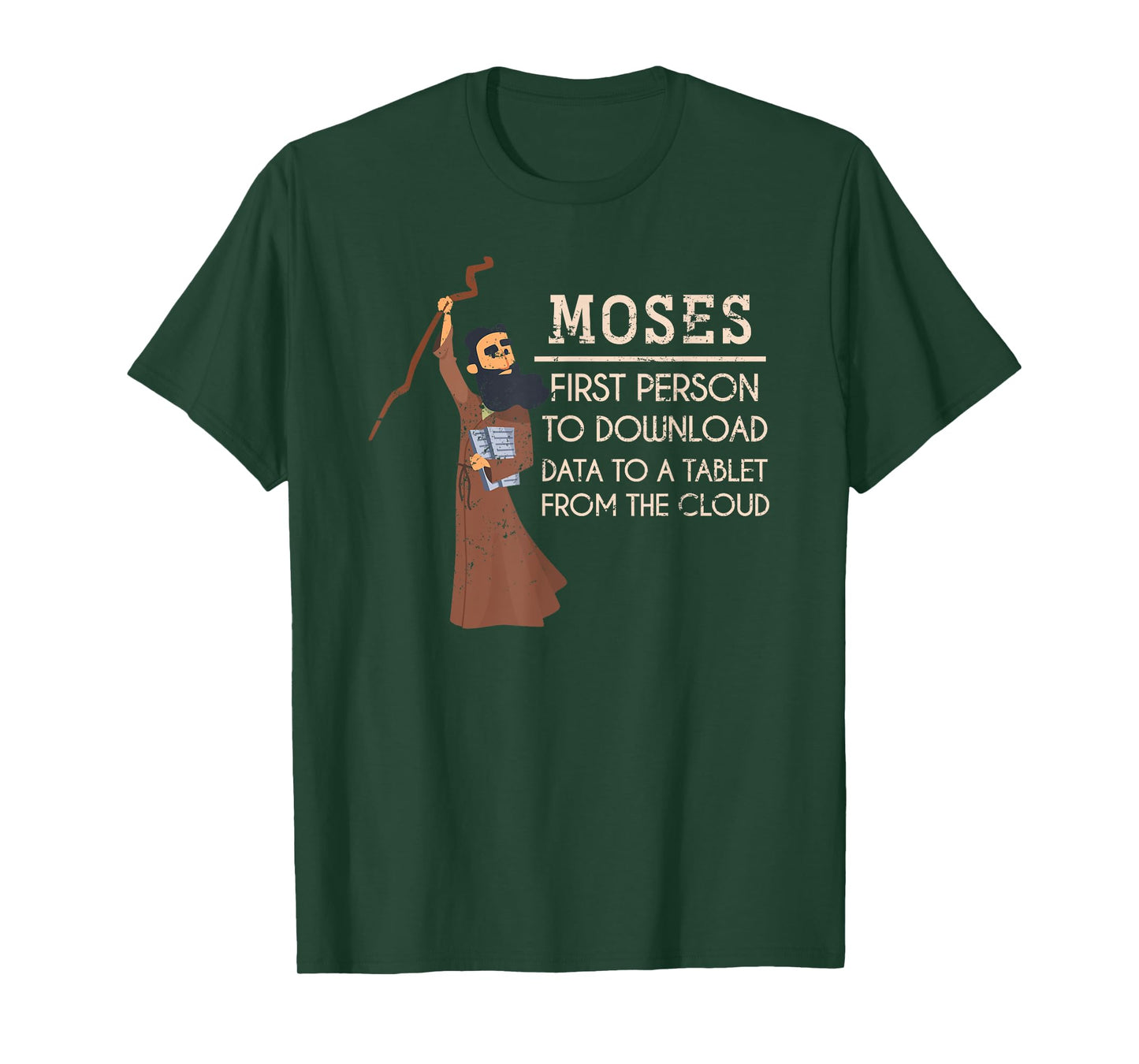 Faith Moses Bible Verse Funny Christian Gift Prayer T-Shirt