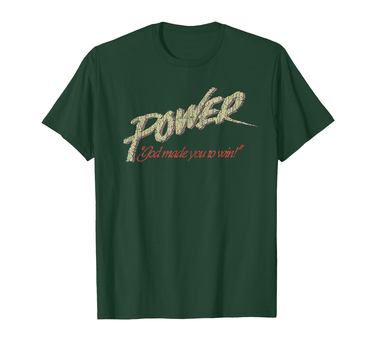 Vintage Power - God Made You To Win 1991 Christian Saying T-Shirt