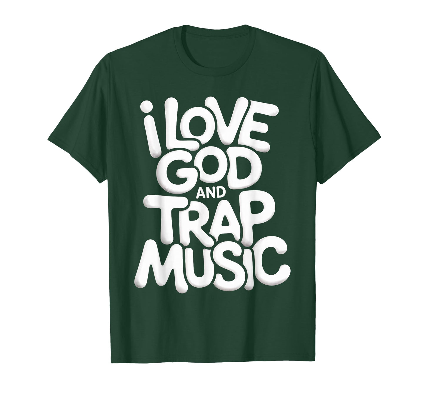 God and Trap Music Techno House Music Trap Music T-Shirt