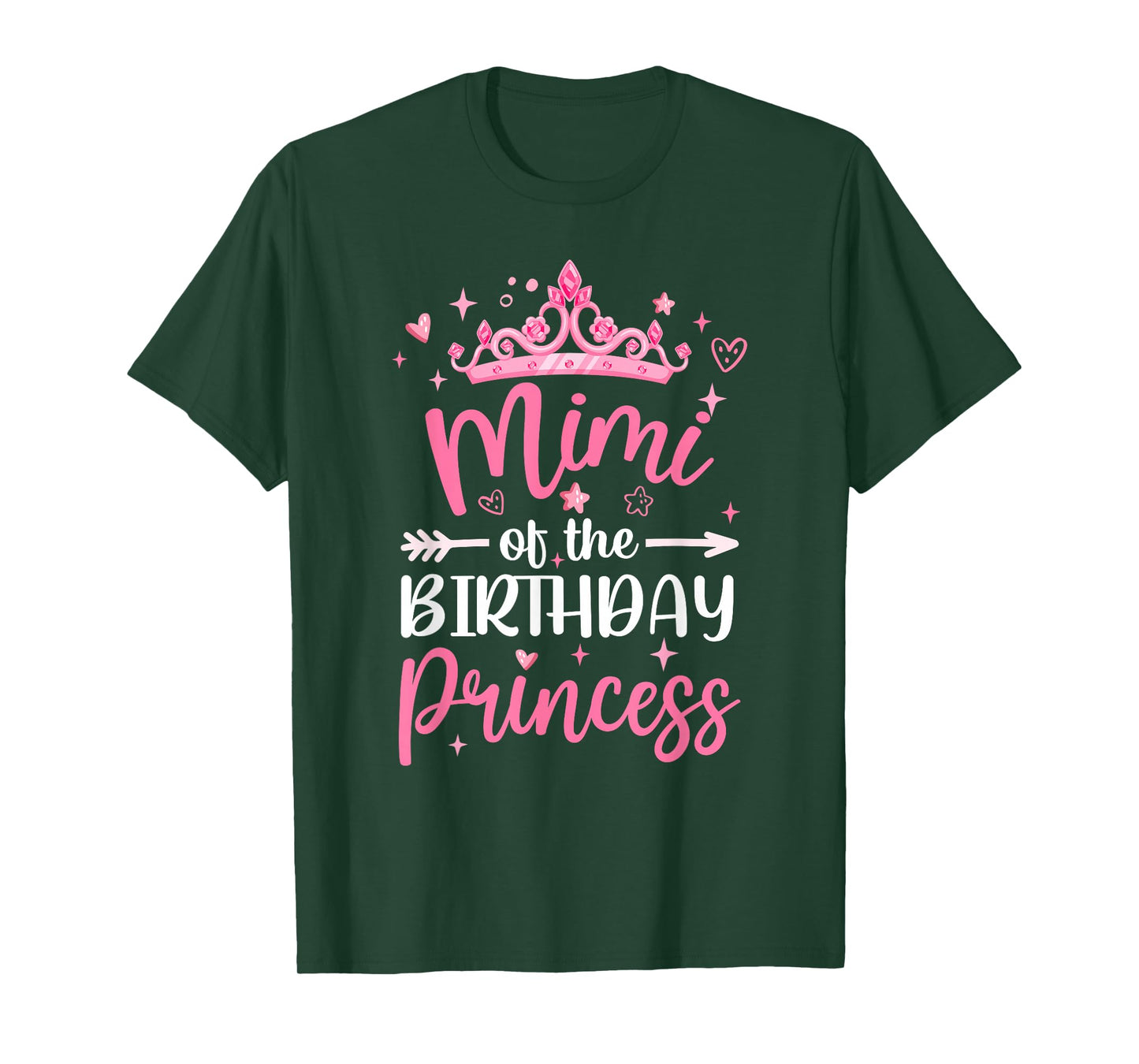 Mimi Of The Birthday Princess Birthday Girl Kid Family T-Shirt