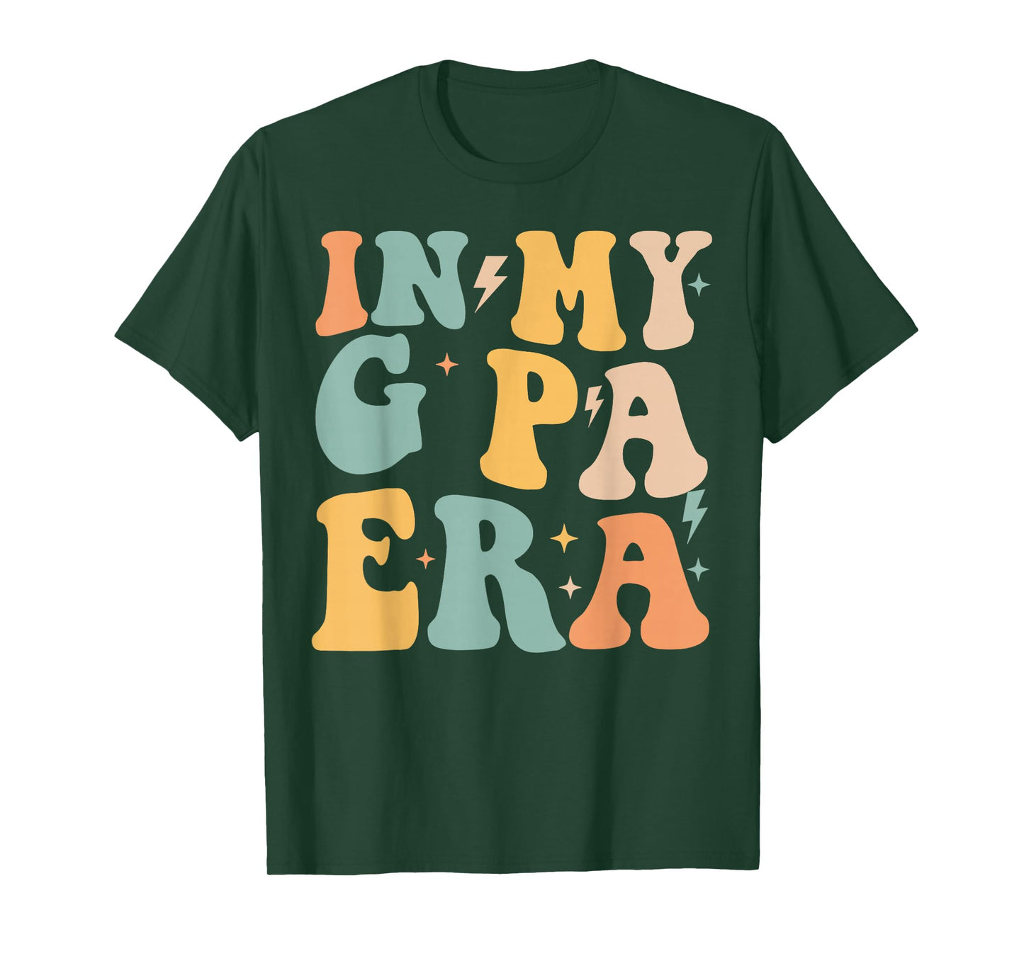 Retro Groovy In My G PA Era Father's Day T-Shirt