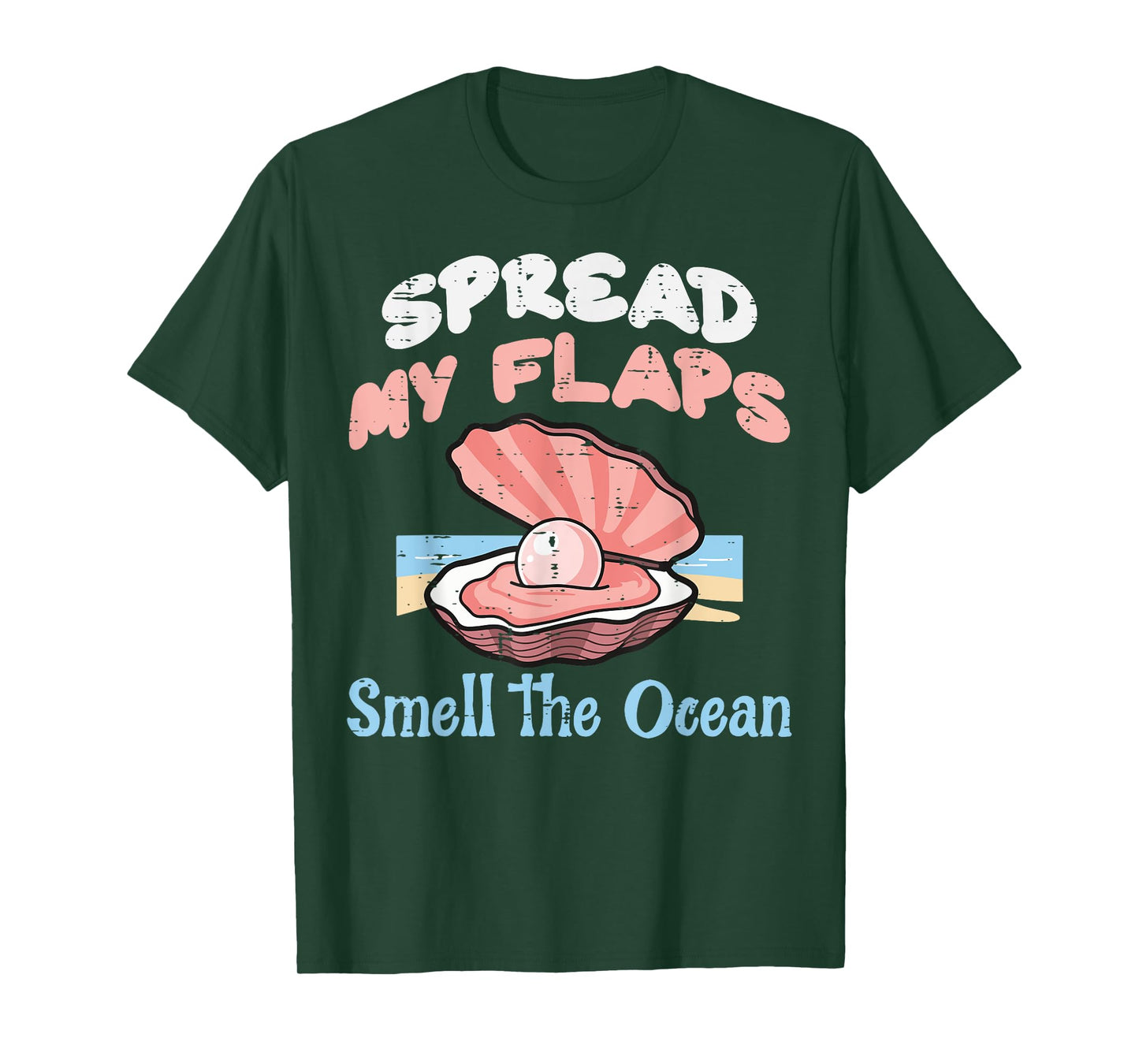 Inappropriate Clam Smell Ocean Funny Adult Humor Meme Women T-Shirt