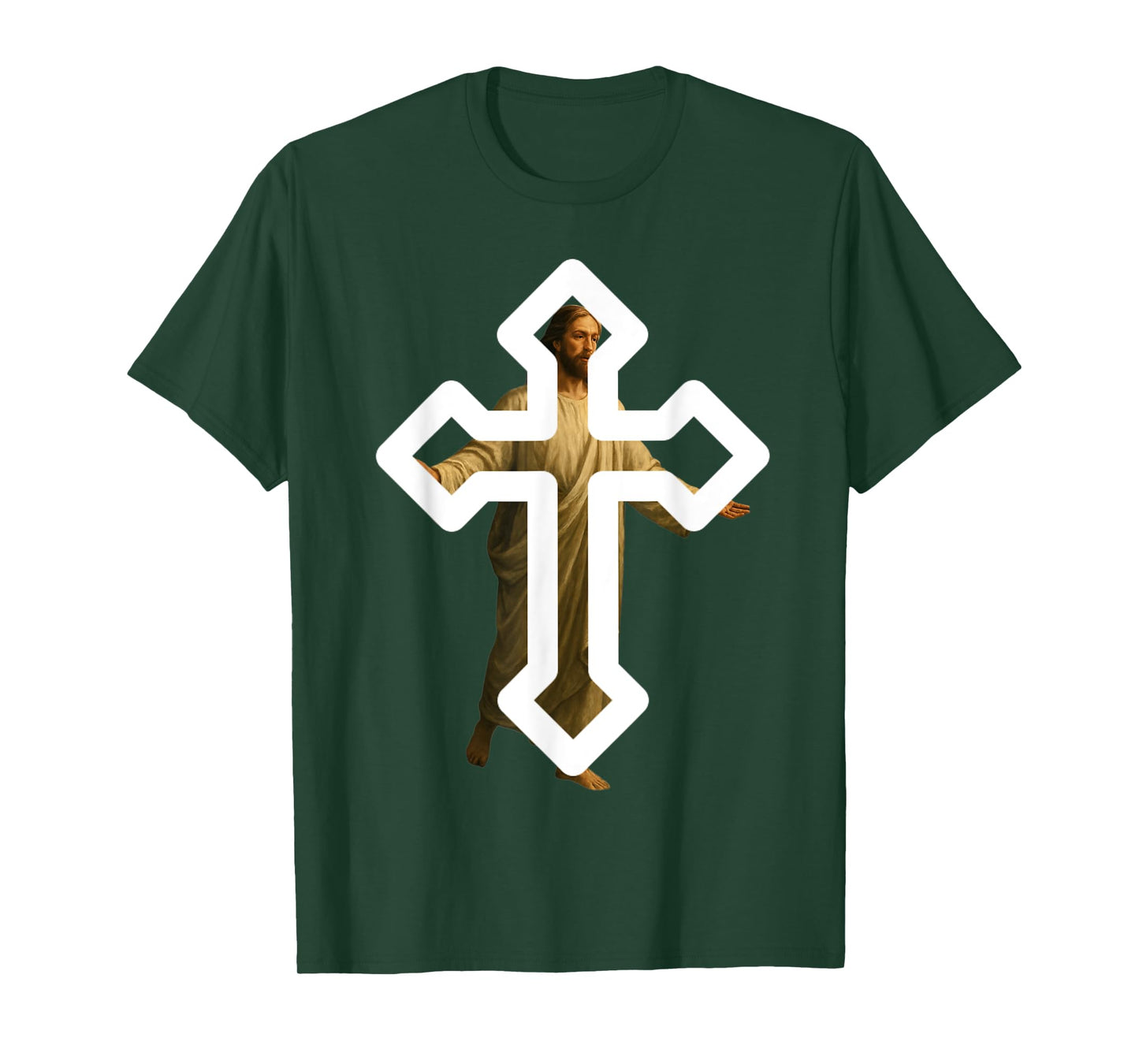 Jesus Cross Symbol | Christian Faith Spiritual Art T-Shirt