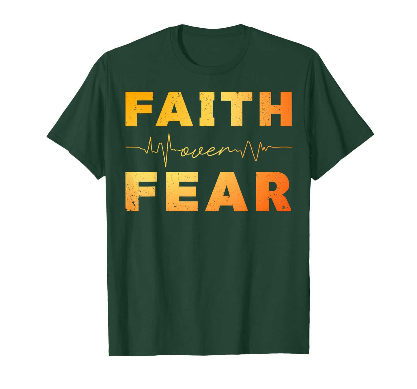 Faith Over Fear Christian Religious Men Women Boys Kids T-Shirt