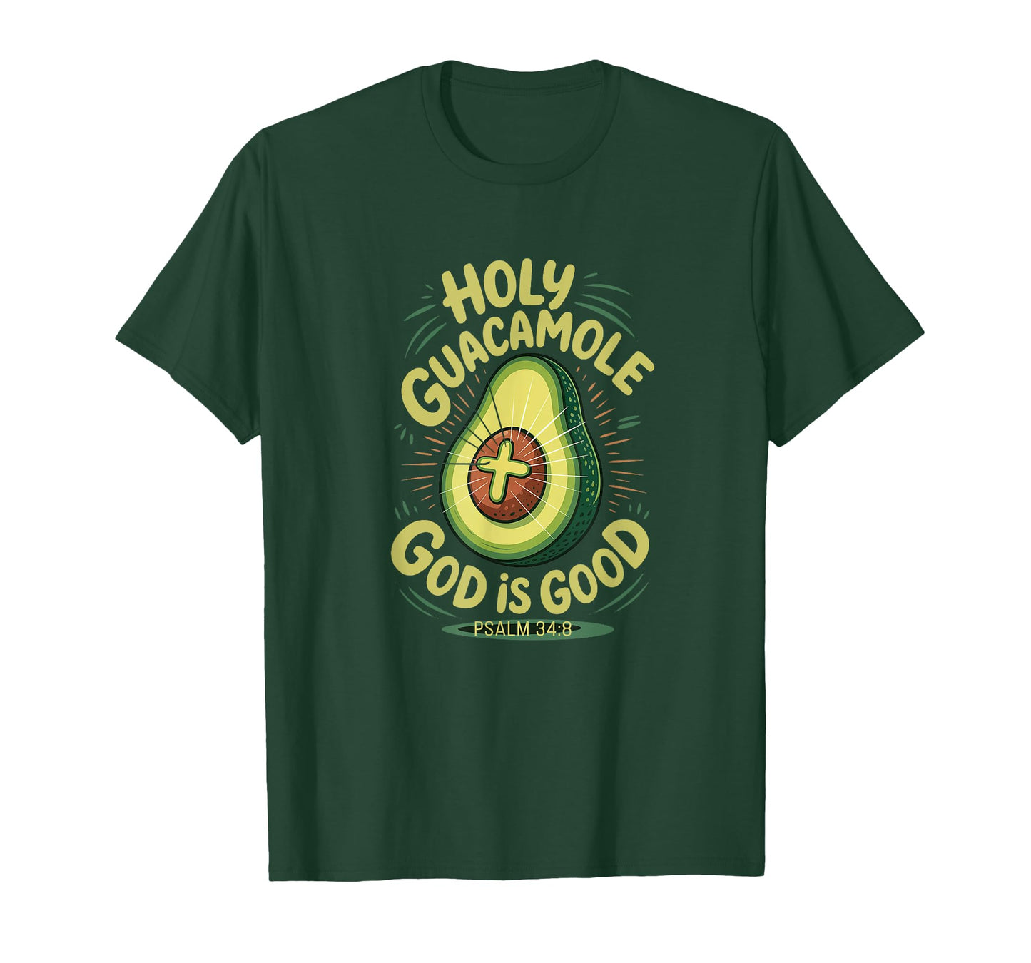 Holy Guacamole God Is Good Funny Avocado Cinco de Mayo T-Shirt