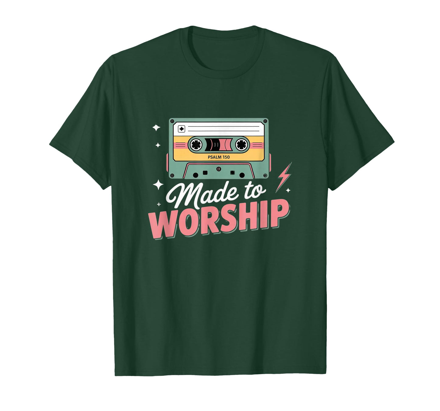 Made to Worship - Psalm 150 Cassette Tape Tee T-Shirt
