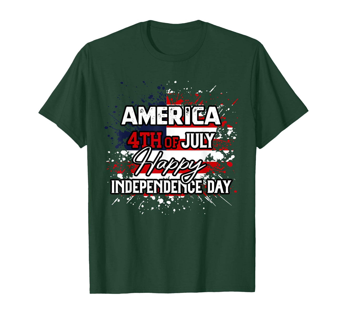 America Happy 4th of July Independence day Men women kids T-Shirt