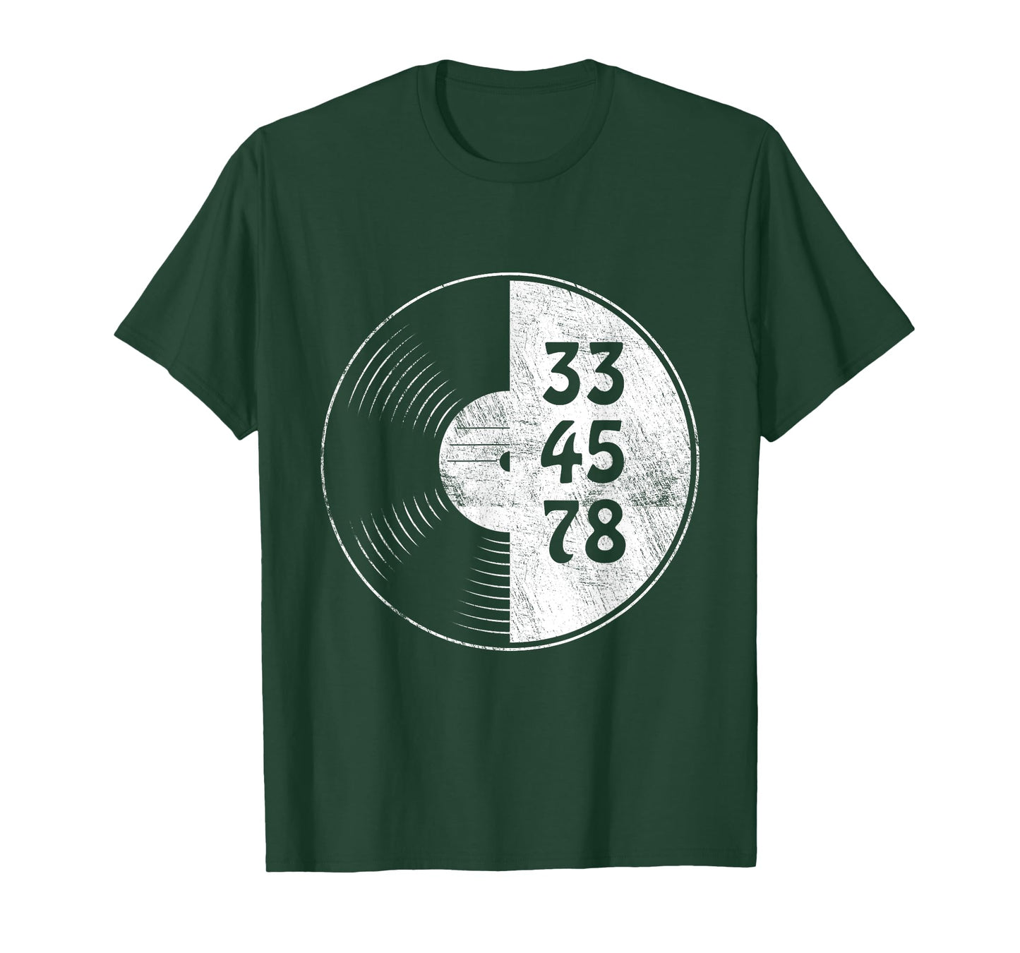 33 45 78 - Vinyl Records Music Lover Record Collector T-Shirt