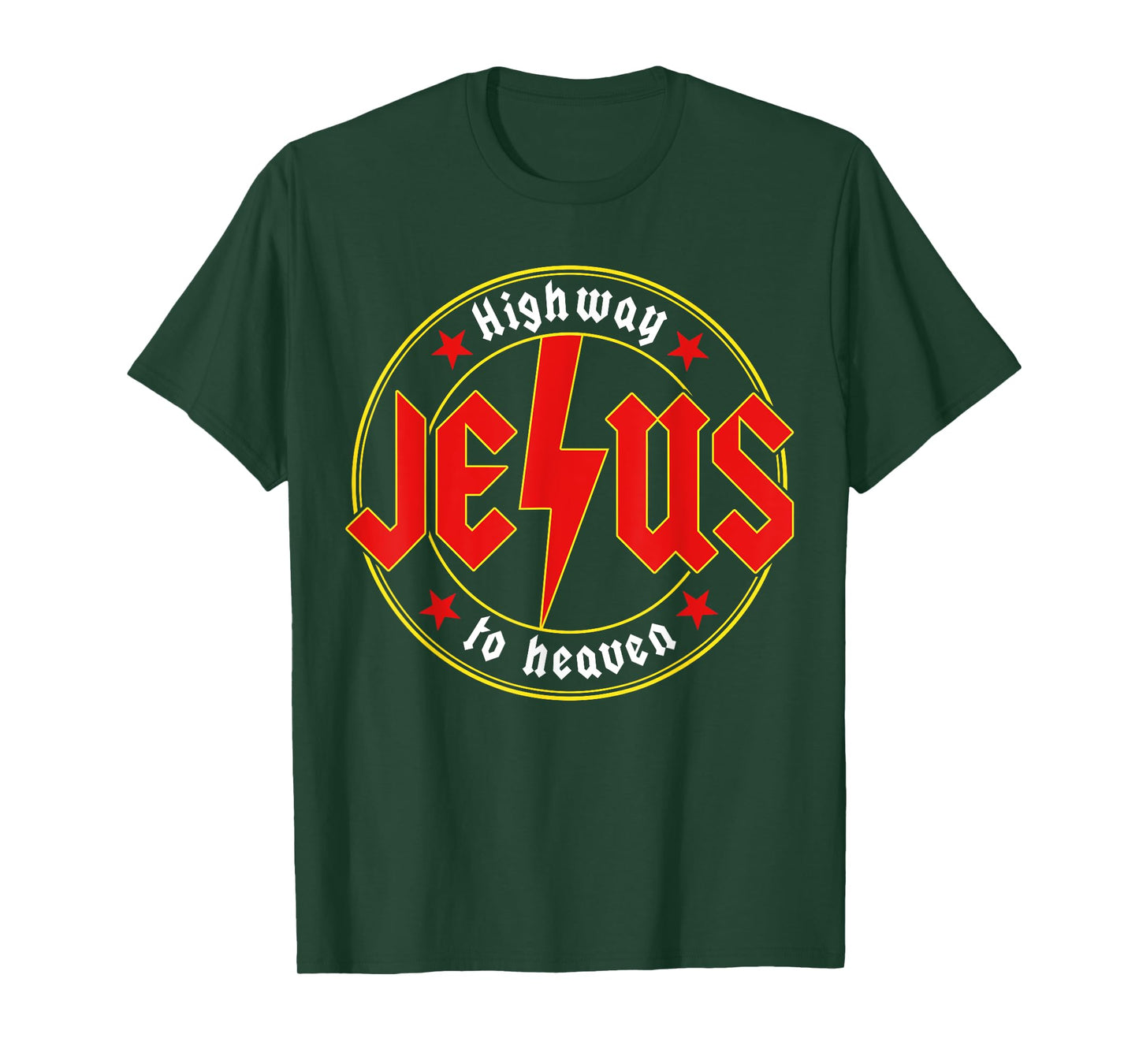 Jesus Highway To Heaven Christian Bible Verse Faith Prayer T-Shirt
