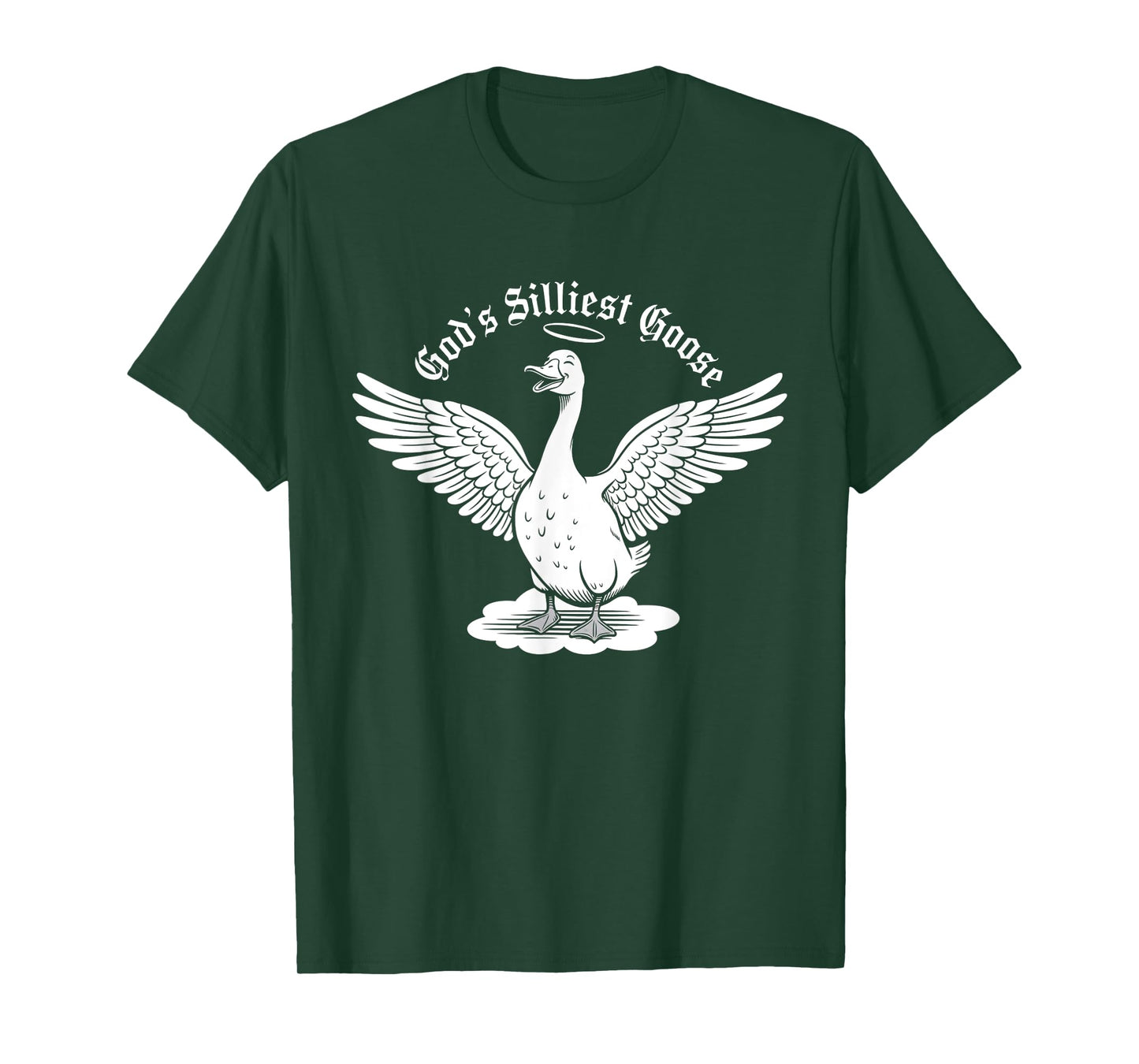 God's Silliest Goose Funny Goose Meme Design T-Shirt