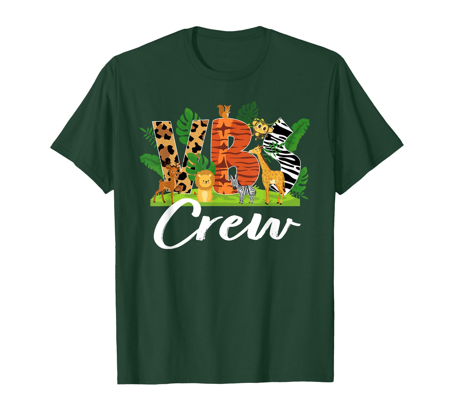 VBS Crew VBS 2025 Vacay Bible School Jungle Adventures T-Shirt
