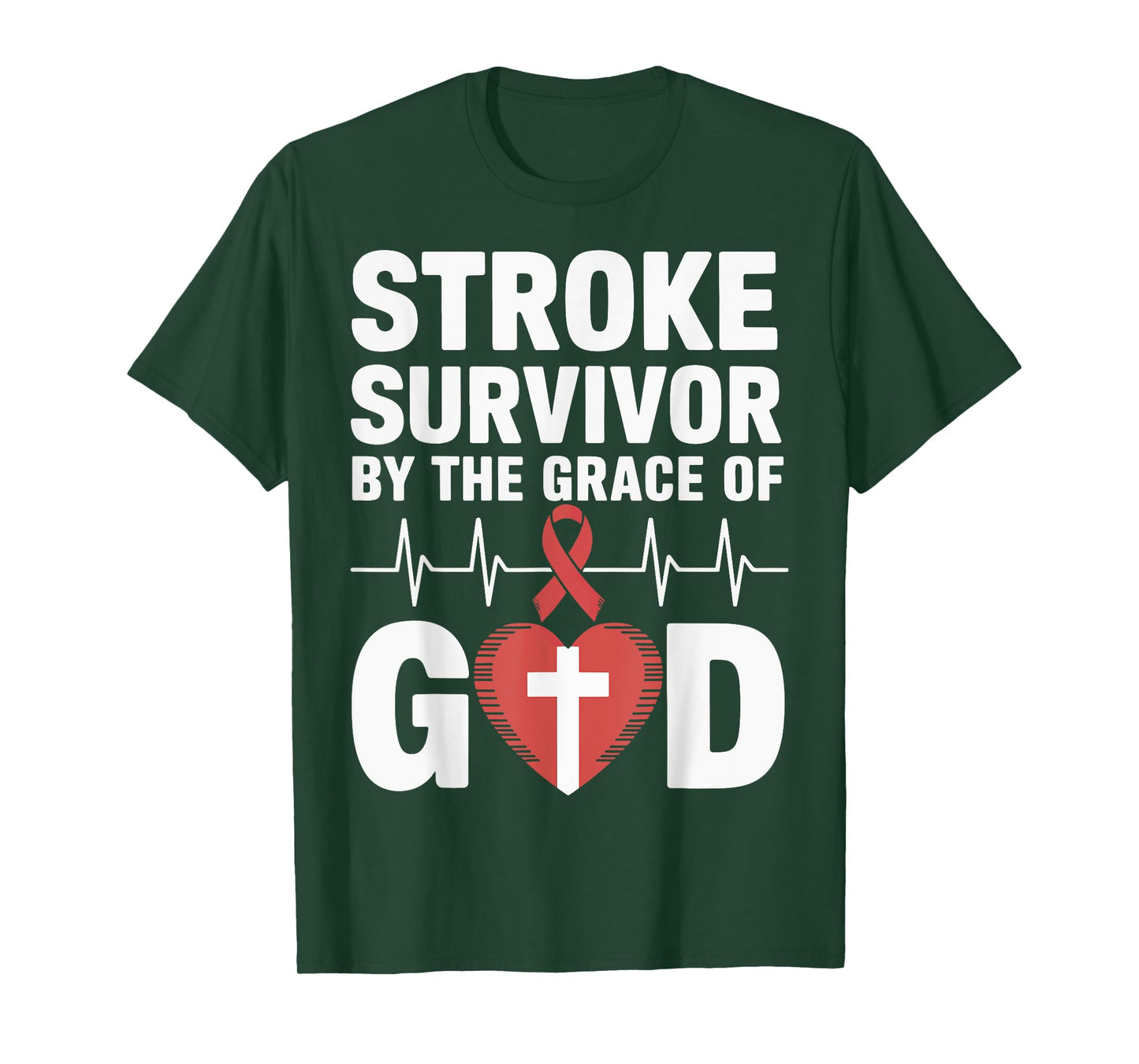 Stroke Survivor By The Grace Of God T-Shirt
