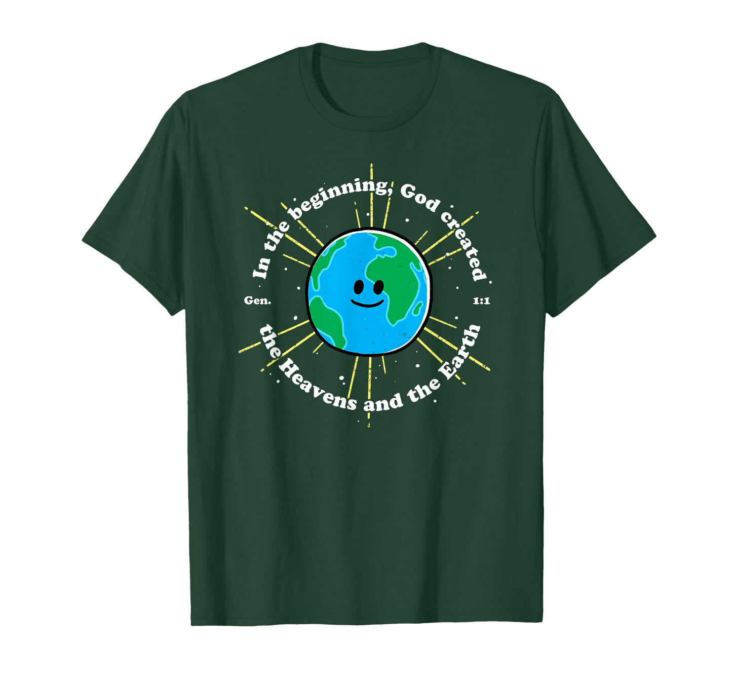 In the Beginning God Created the Heavens and the Earth T-Shirt