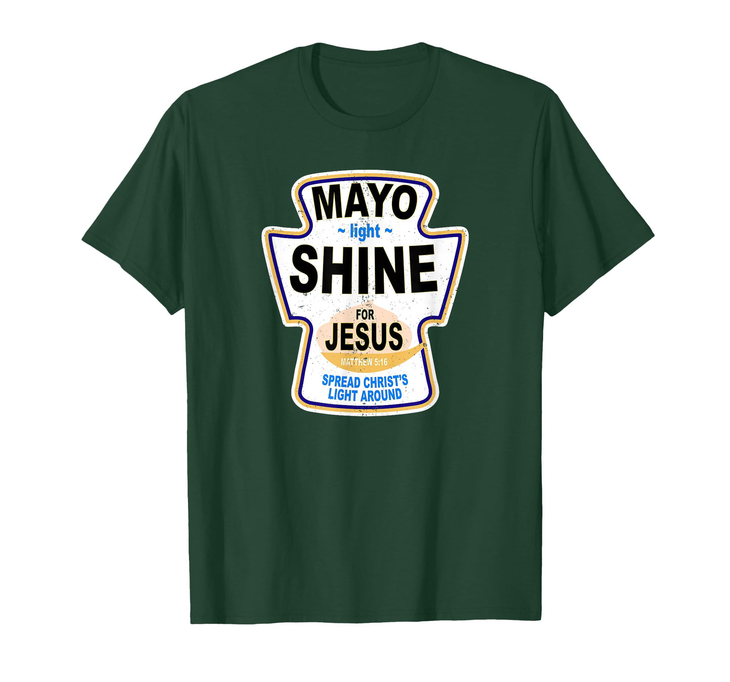 Grunge Christian Mayo Light Shine Jesus T-Shirt