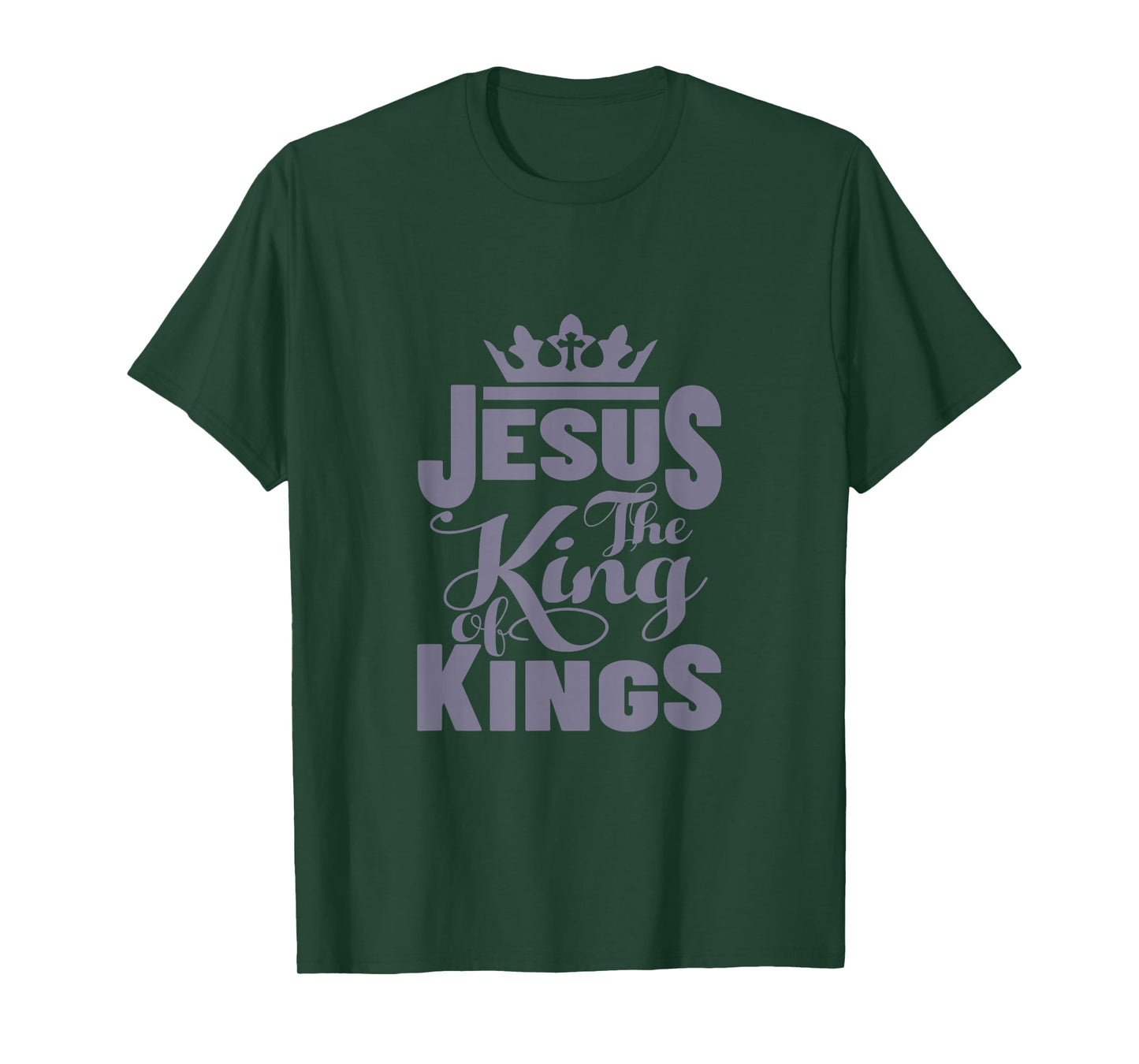 Jesus is My King – Bold Faith and Strength Design T-Shirt
