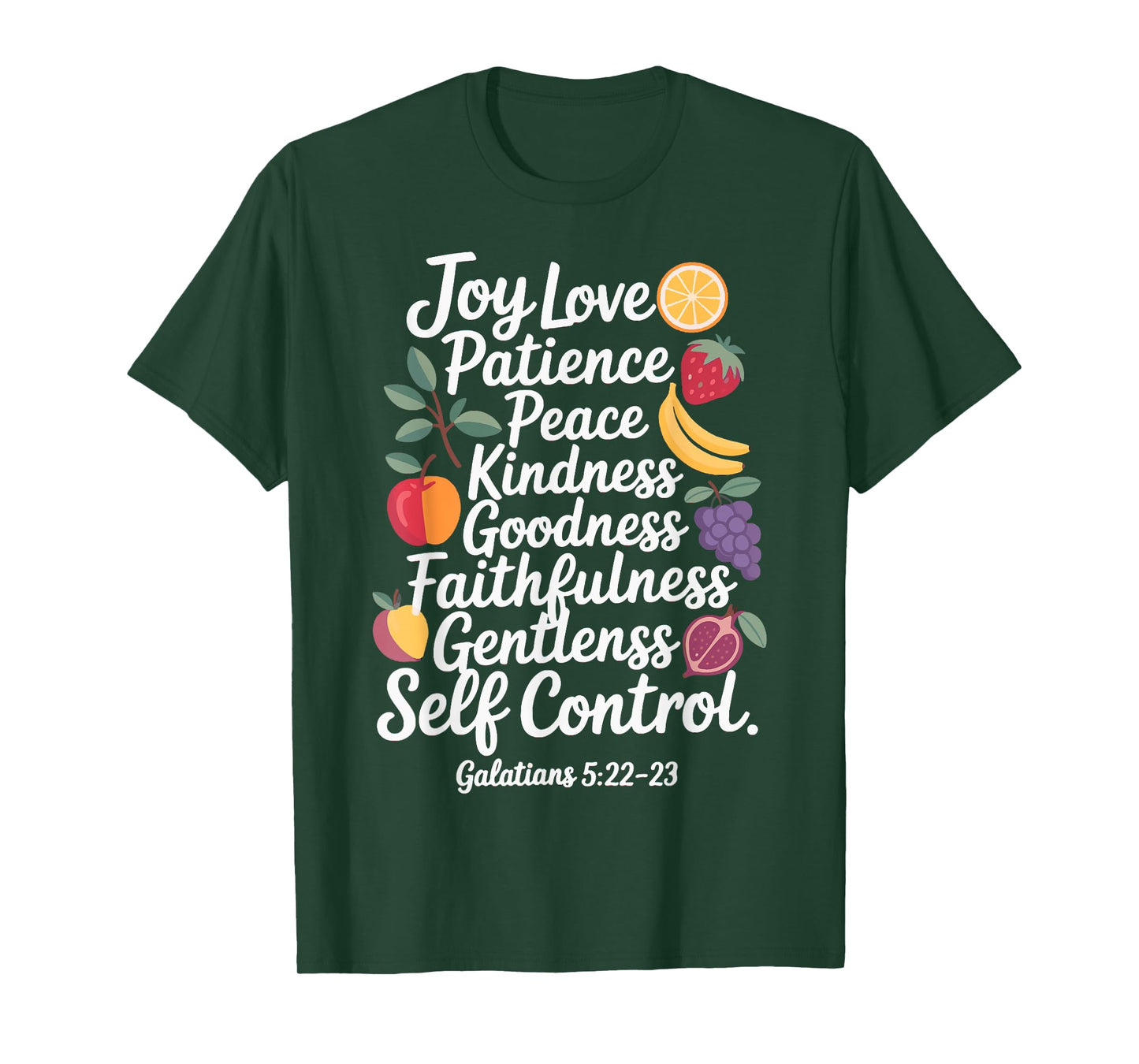Awesome Galatians Fruit Of The Spirit Religious Verses T-Shirt