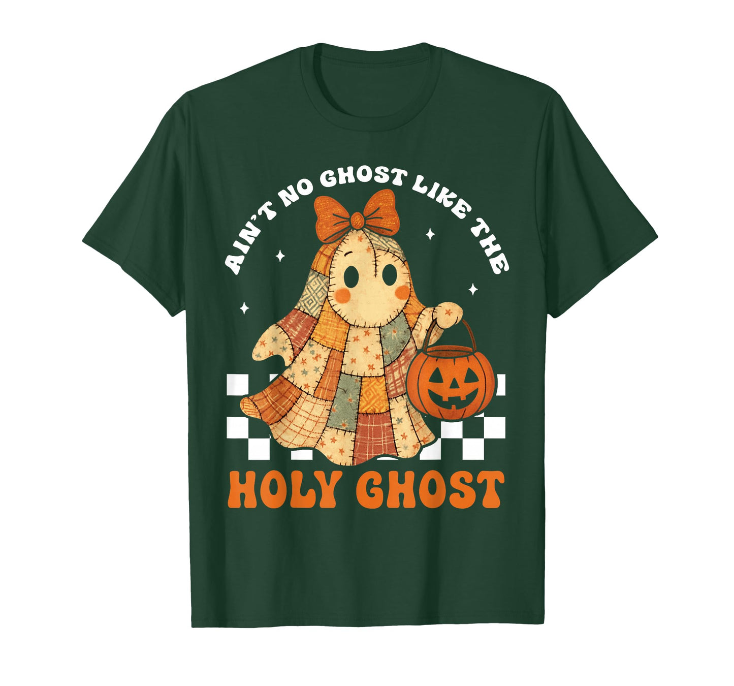 Groovy Ain’t No Ghost Like The Holy Christian Halloween T-Shirt