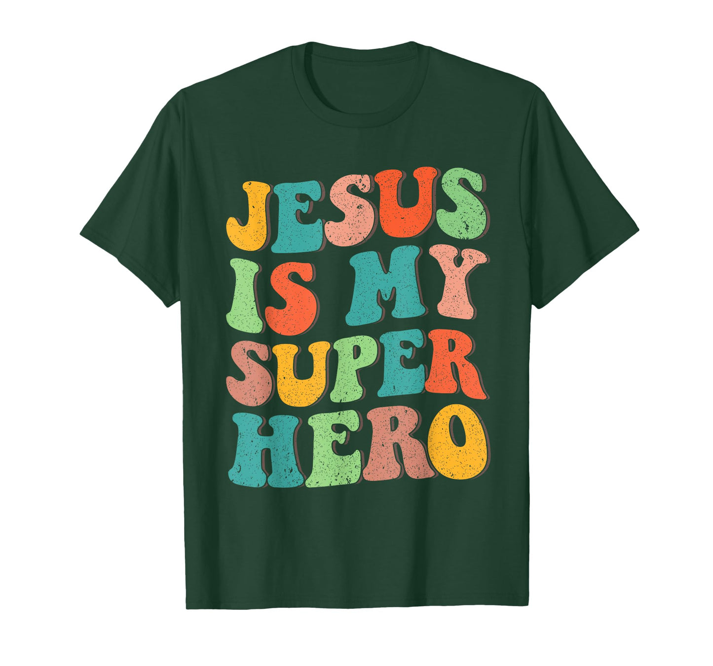 Jesus Is My Superhero Christian Religious T-Shirt