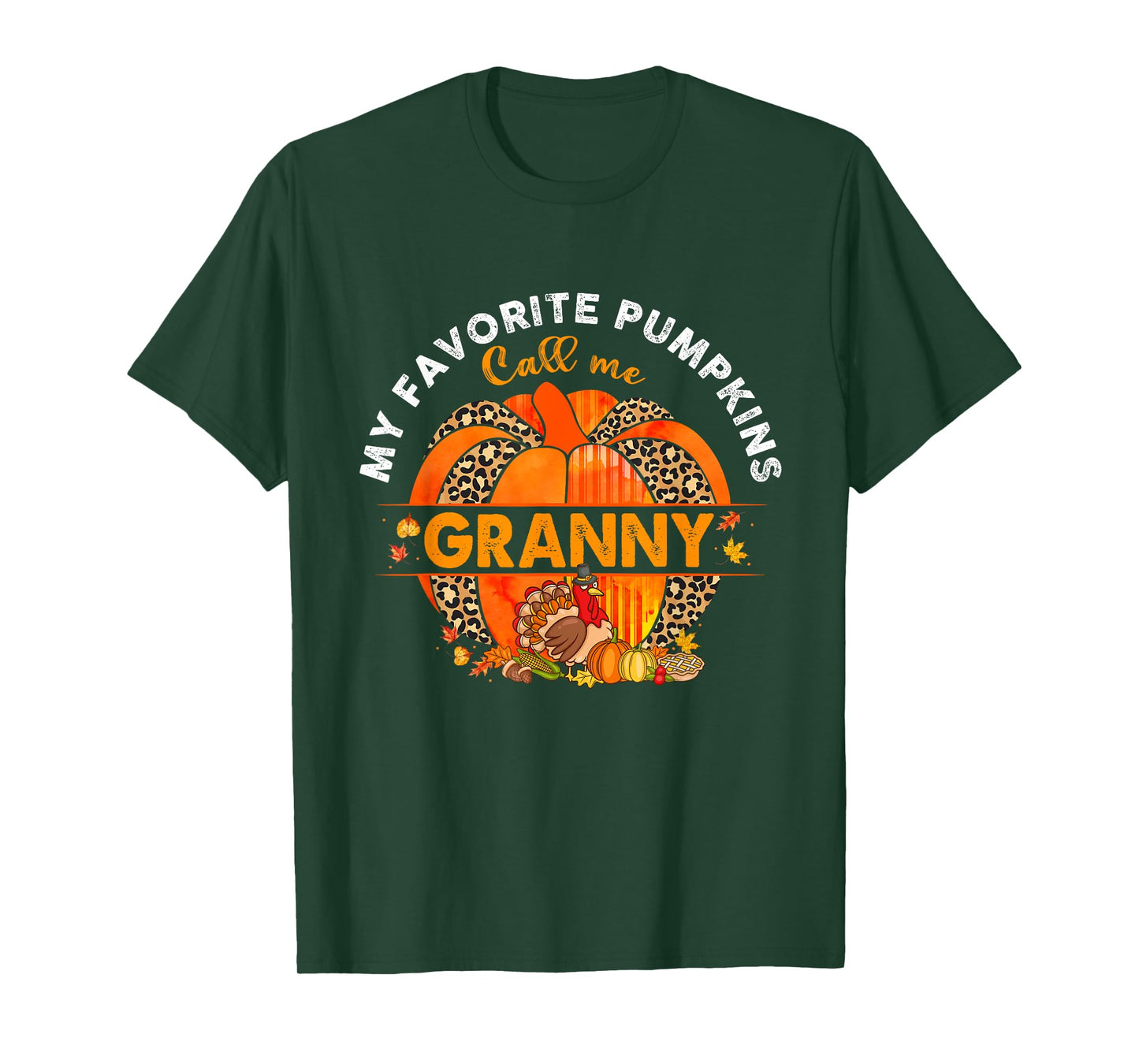 My Favorite Pumpkins Call Me Granny Pumpkin Thanksgiving T-Shirt