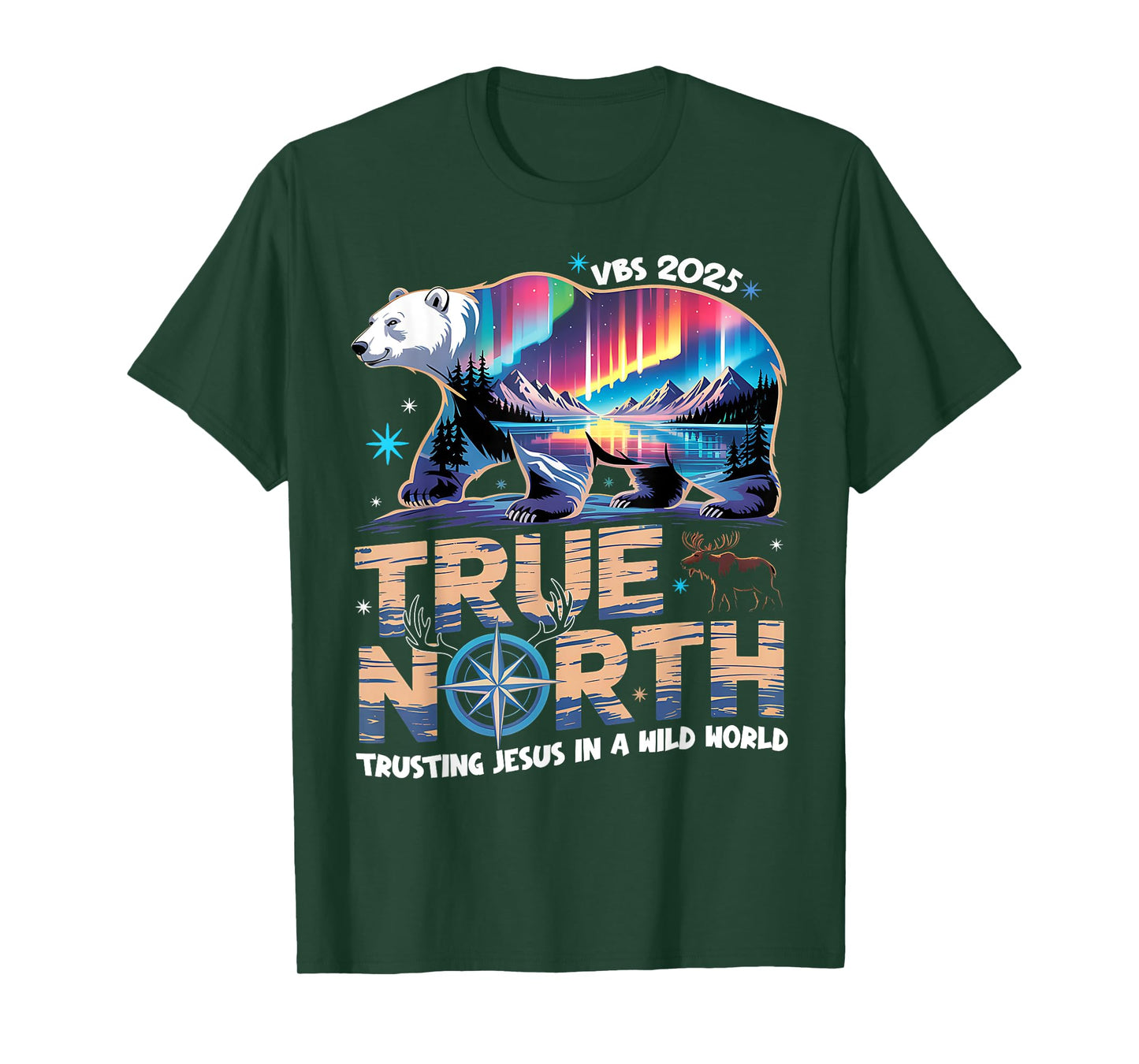 True North VBS Trusting Jesus In A Wild World Summer Camp T-Shirt