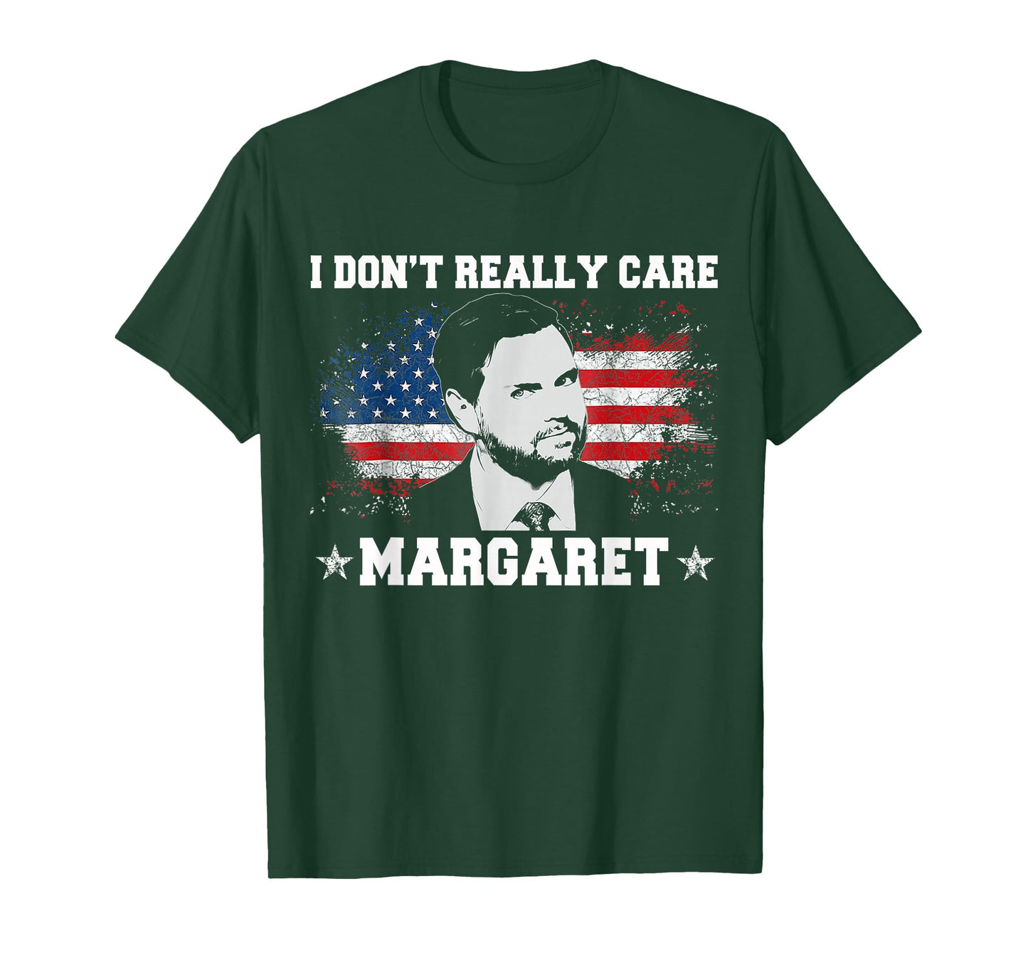 I Don't Really Care Margaret Funny Minimalist JD Vance T-Shirt