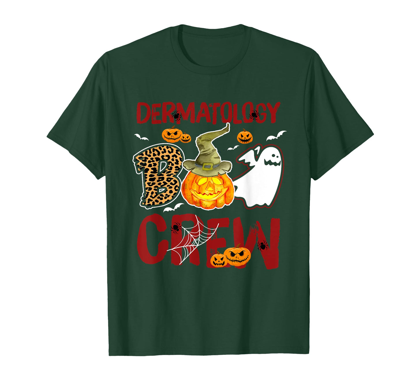 Dermatology Boo Crew Halloween Derm Nurse Match T-Shirt