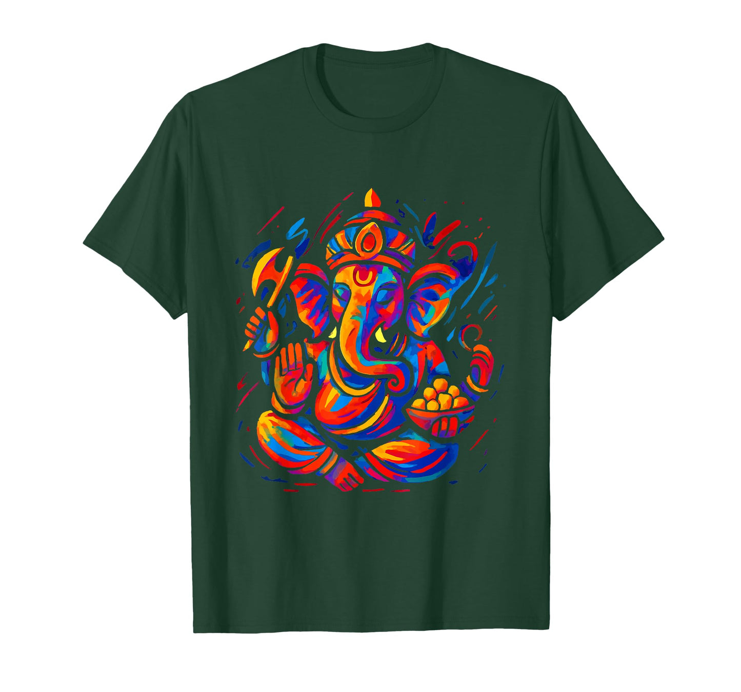 Ganesh Symbol Yoga Hindu Elephant God Ganesha Puja T-Shirt