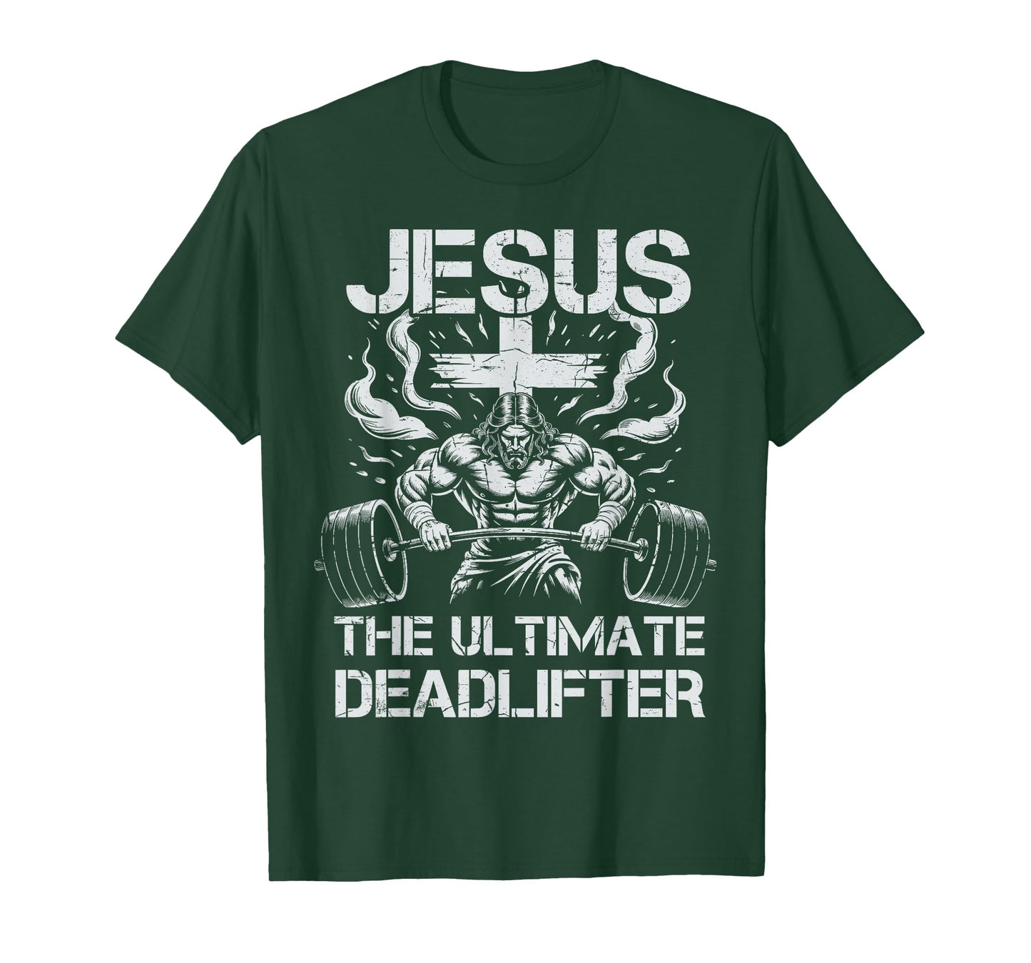 Christian Gym Jesus The Ultimate Deadlifter Workout Funny T-Shirt