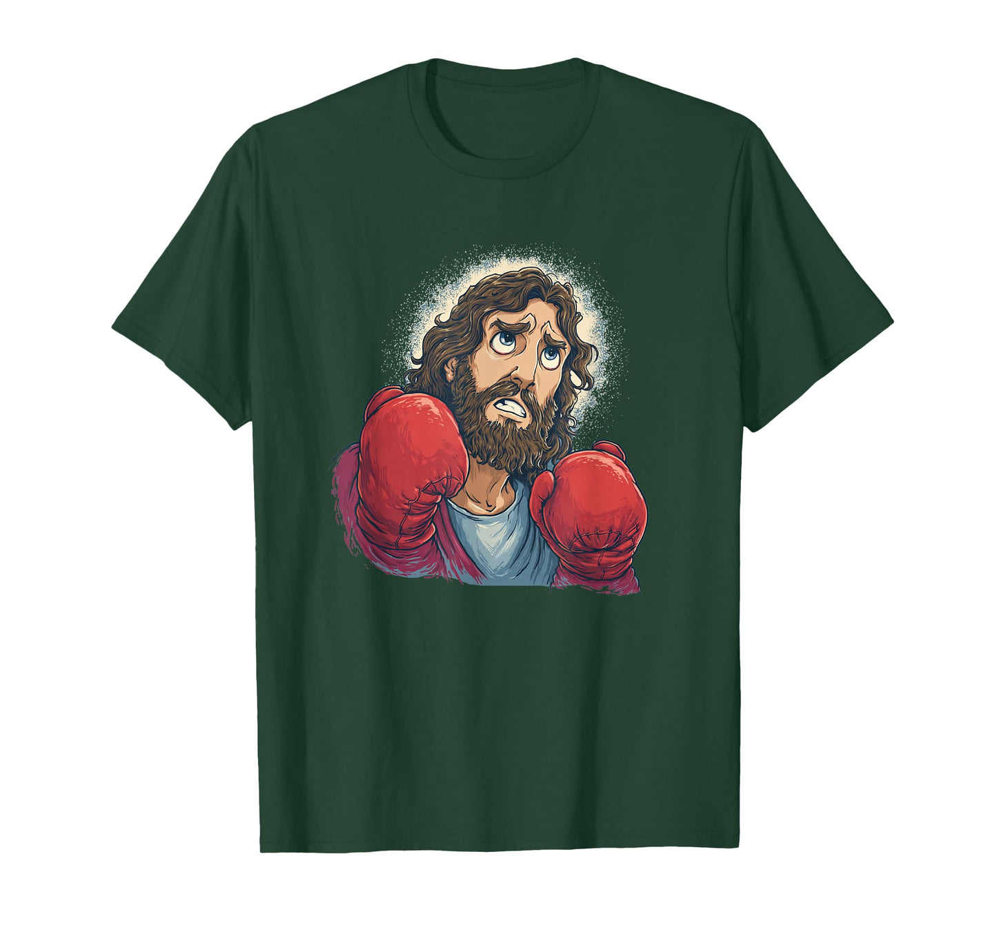 Pretty Jesus Christ Boxing Graphic T-Shirt