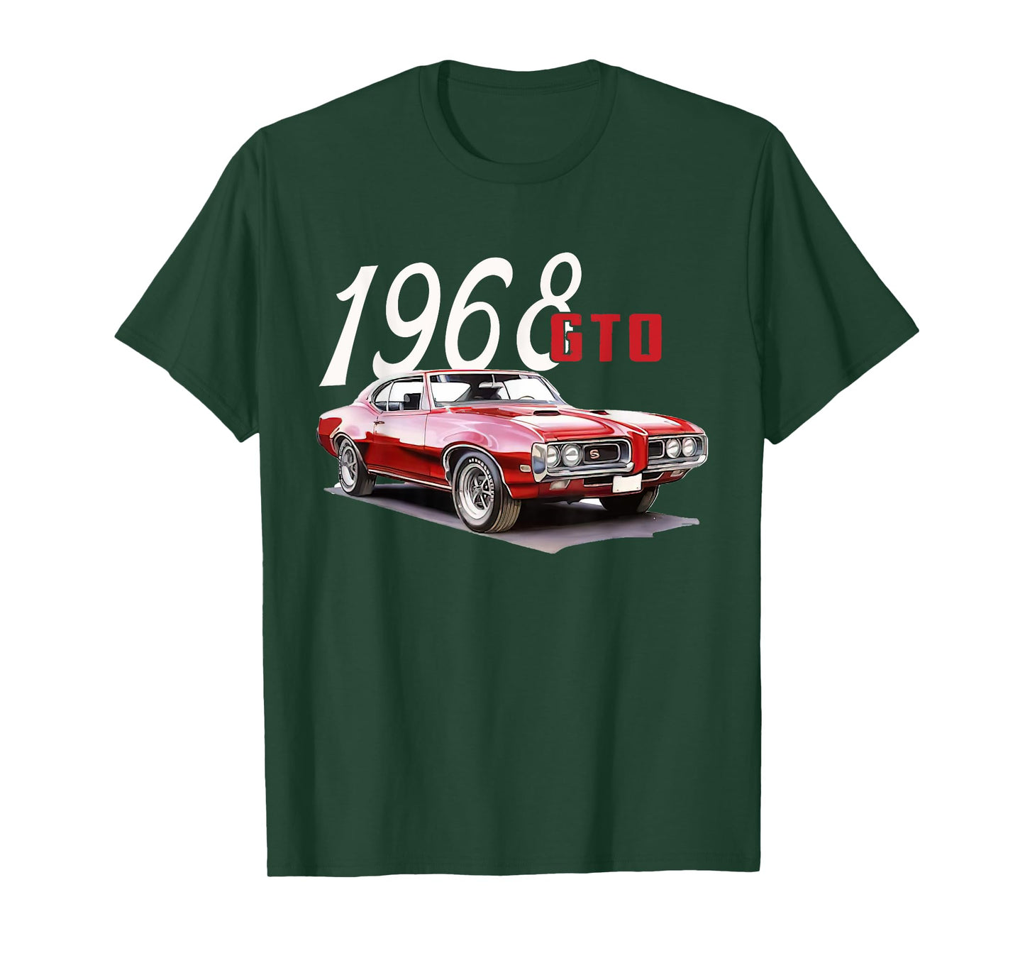 1968 68 GTO Classic Car Old School Muscle Car T-Shirt