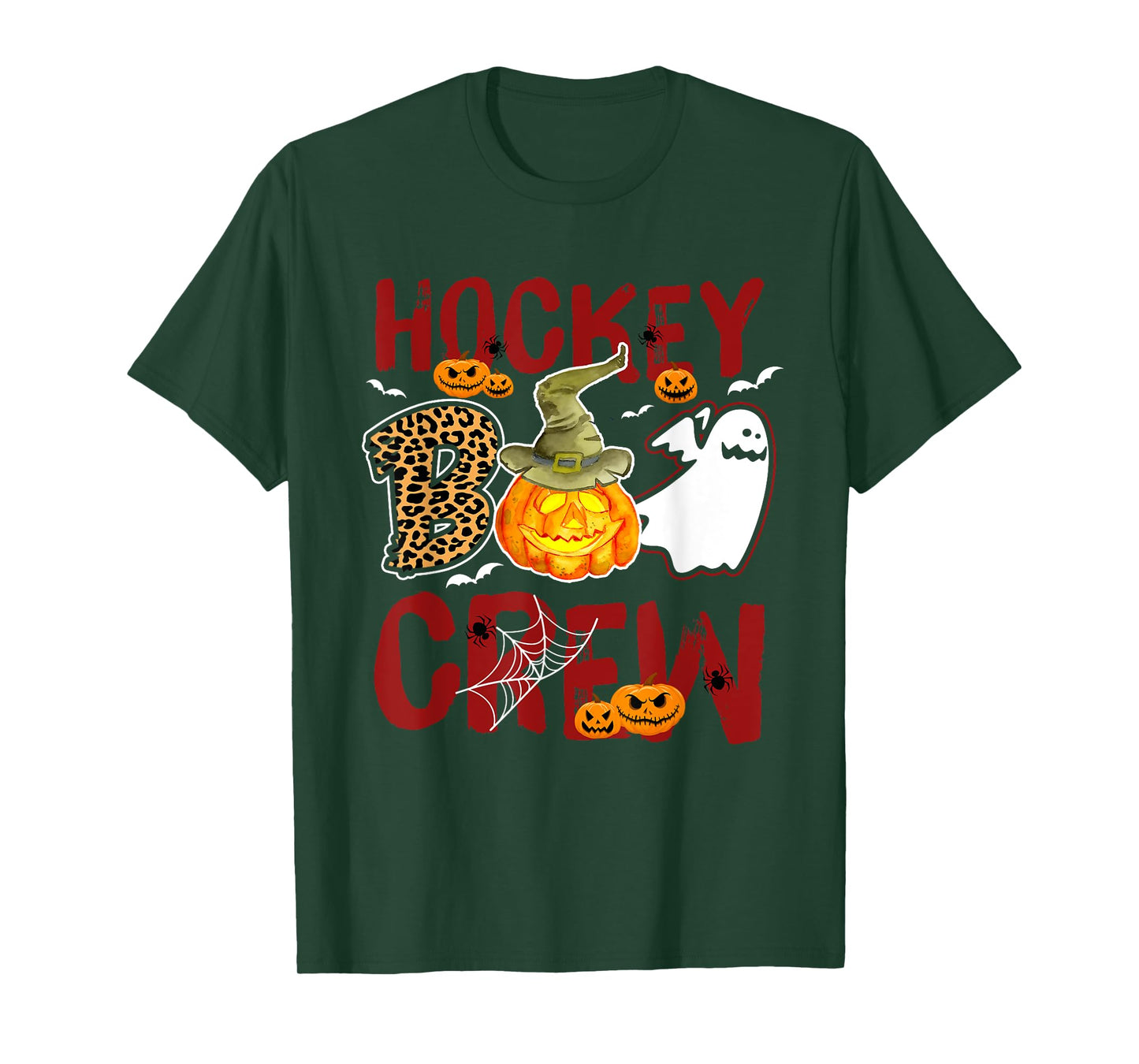Hockey Boo Crew Halloween Players Coach Match T-Shirt