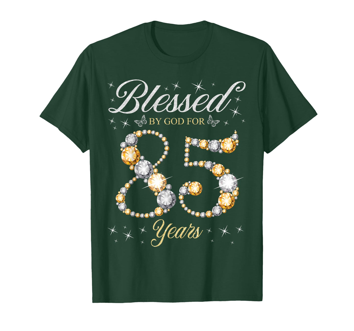 Blessed By God For 85 Years Old 85th Birthday Party T-Shirt