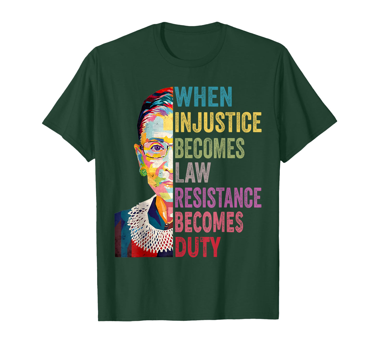 When Injustice Becomes Law Resistance Becomes Duty Women T-Shirt