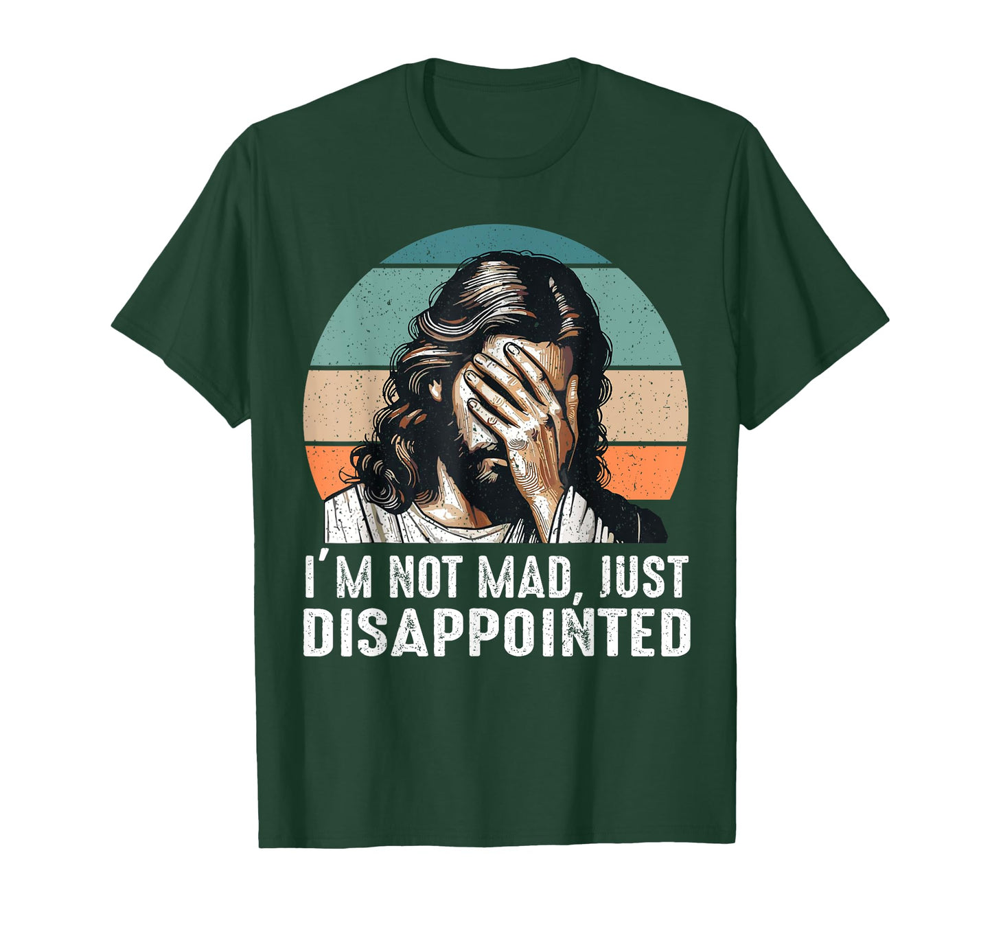 Vintage I’m Not Mad Just Disappointed Funny Jesus T-Shirt