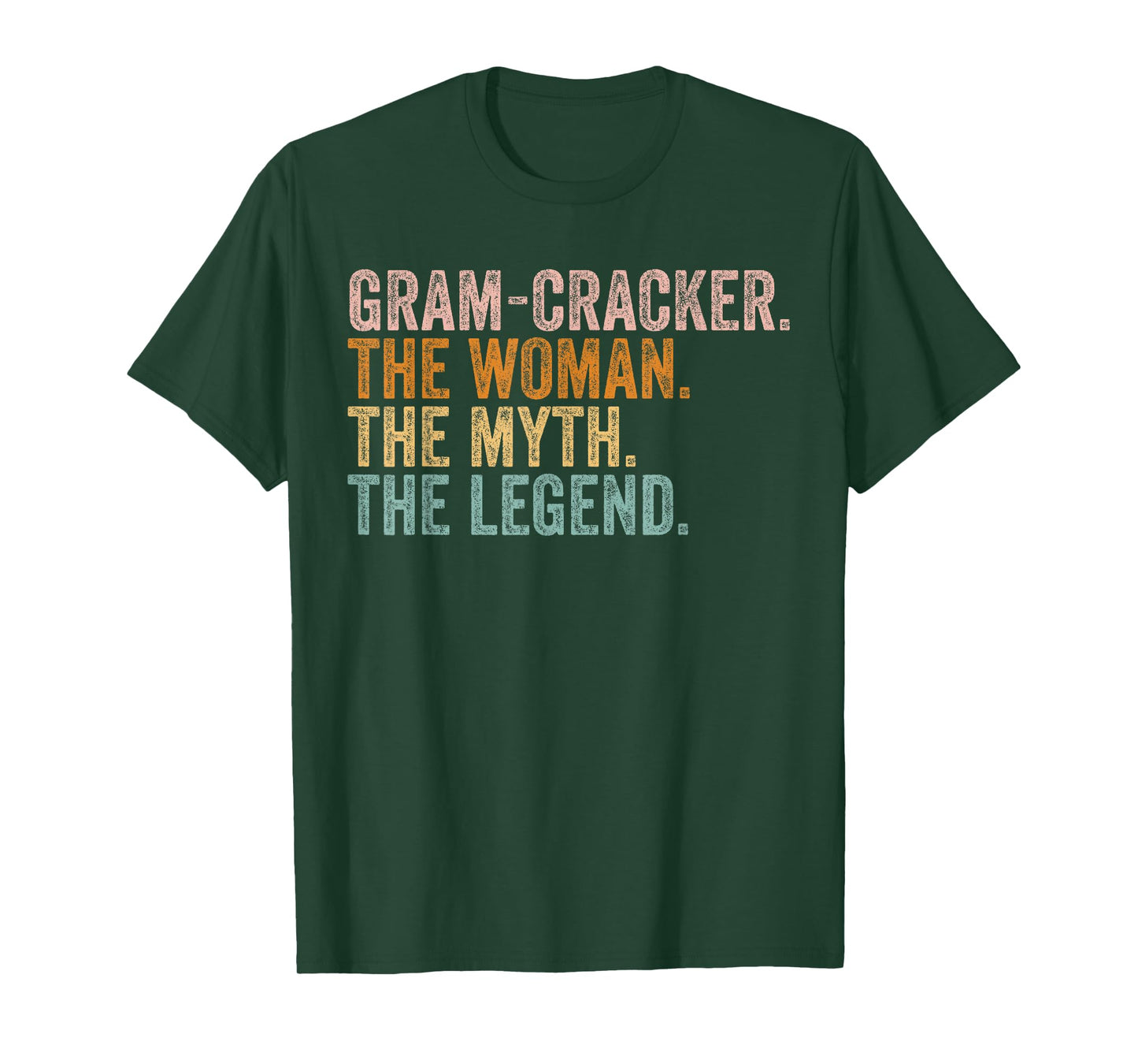 Gram-Cracker The Woman Myth Legend Funny Grandma Mothers Day T-Shirt