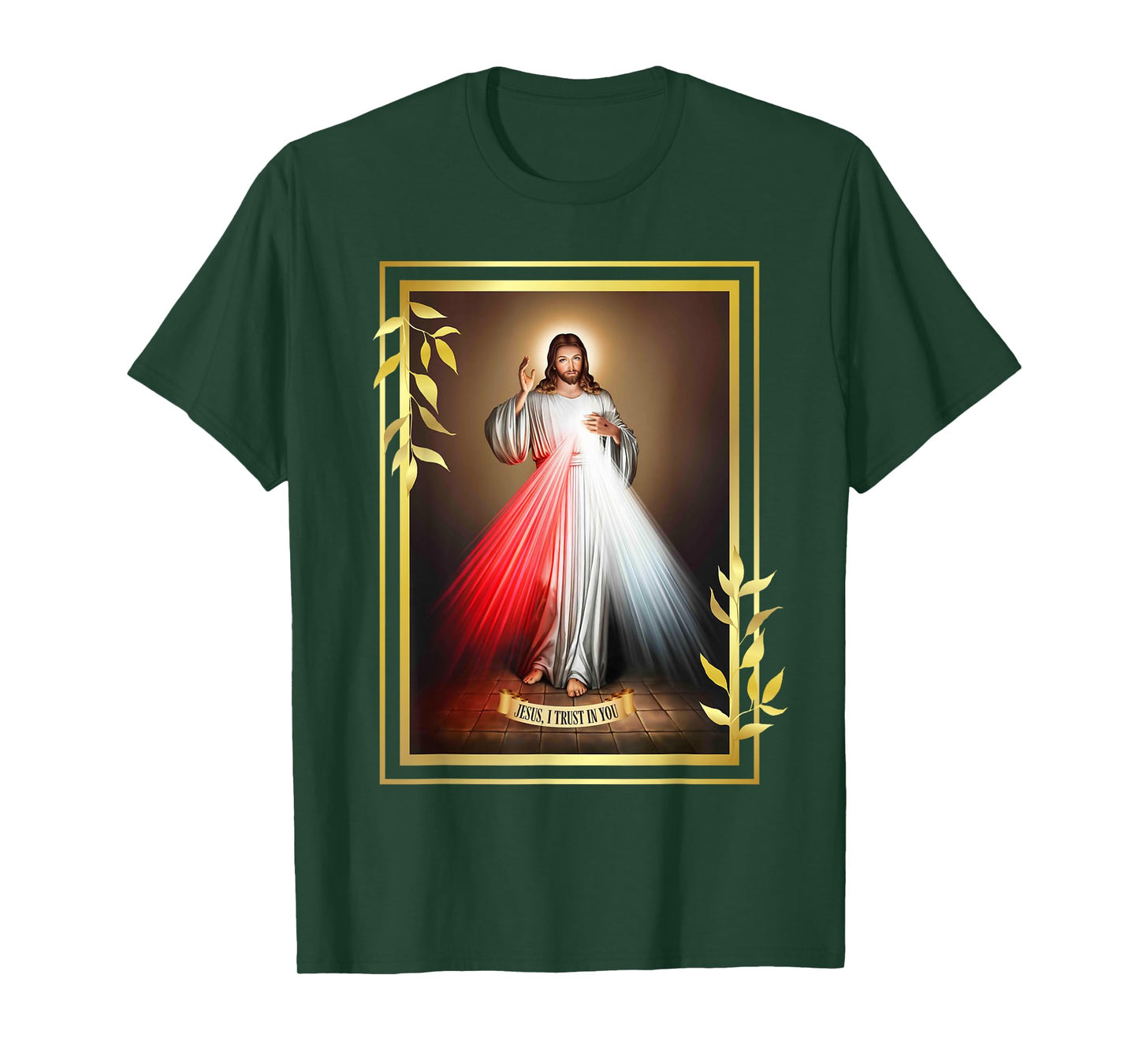 Divine Mercy Jesus Christ "Jesus, I Trust In You" Catholic T-Shirt