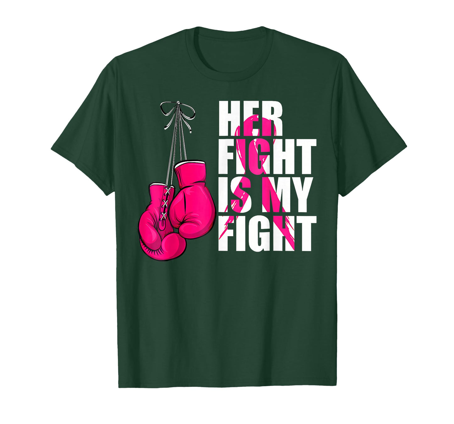 Breast Cancer Awareness Husband Support Squad T-Shirt