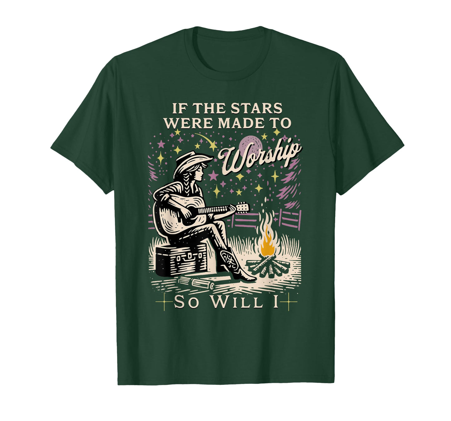 If The Stars Were Made To Worship So Will I T-Shirt