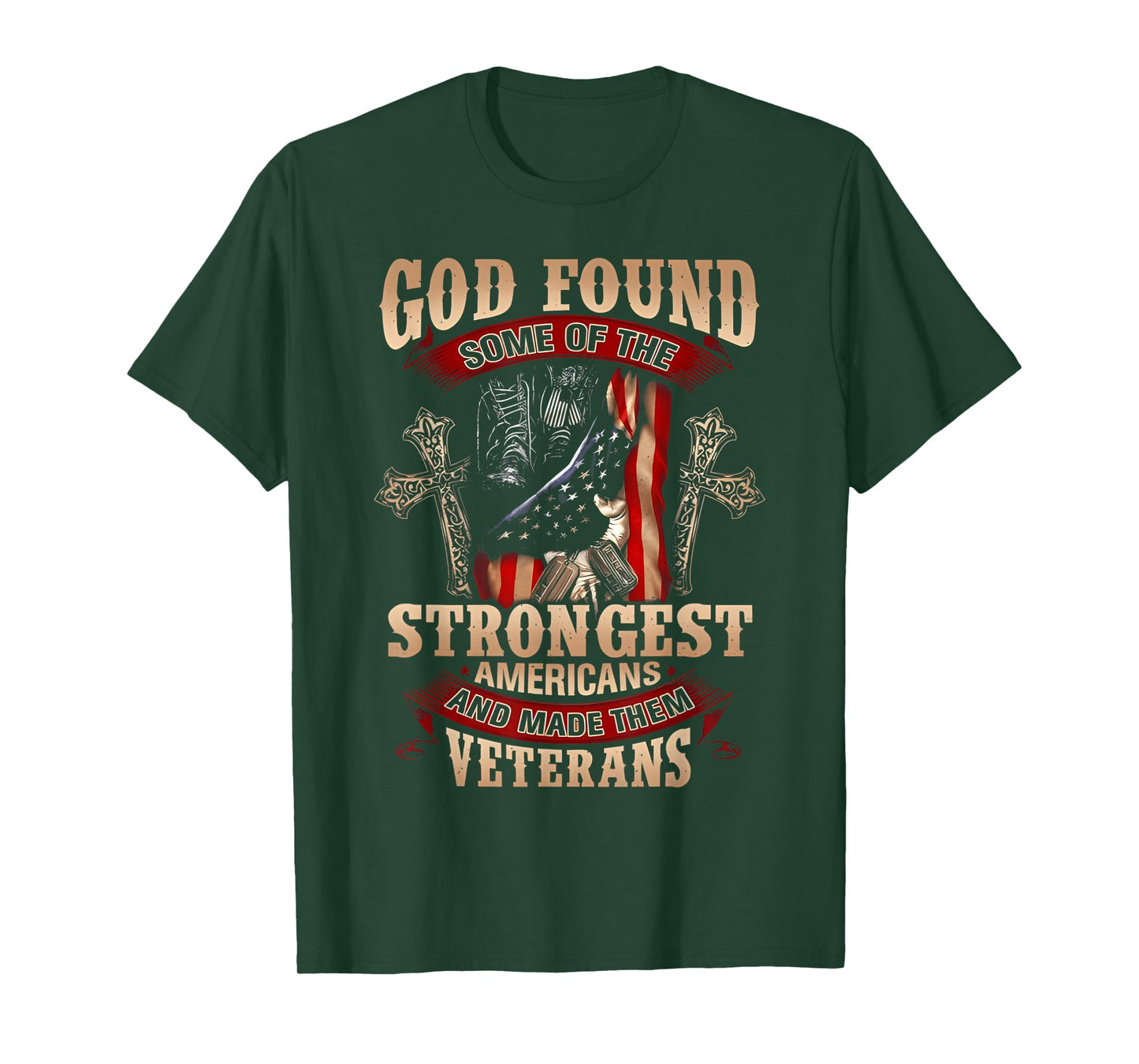 God Found Some Of The Strongest Women And Made Them Veterans T-Shirt