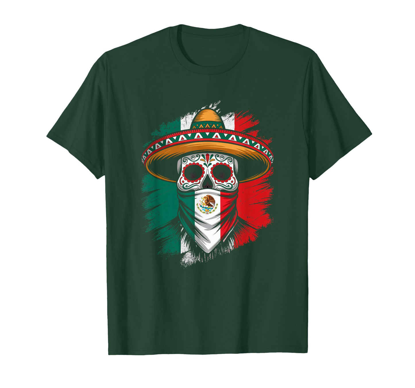 México Mexico Skull Cinco De Mayo Tijuana Pride Mexican T-Shirt