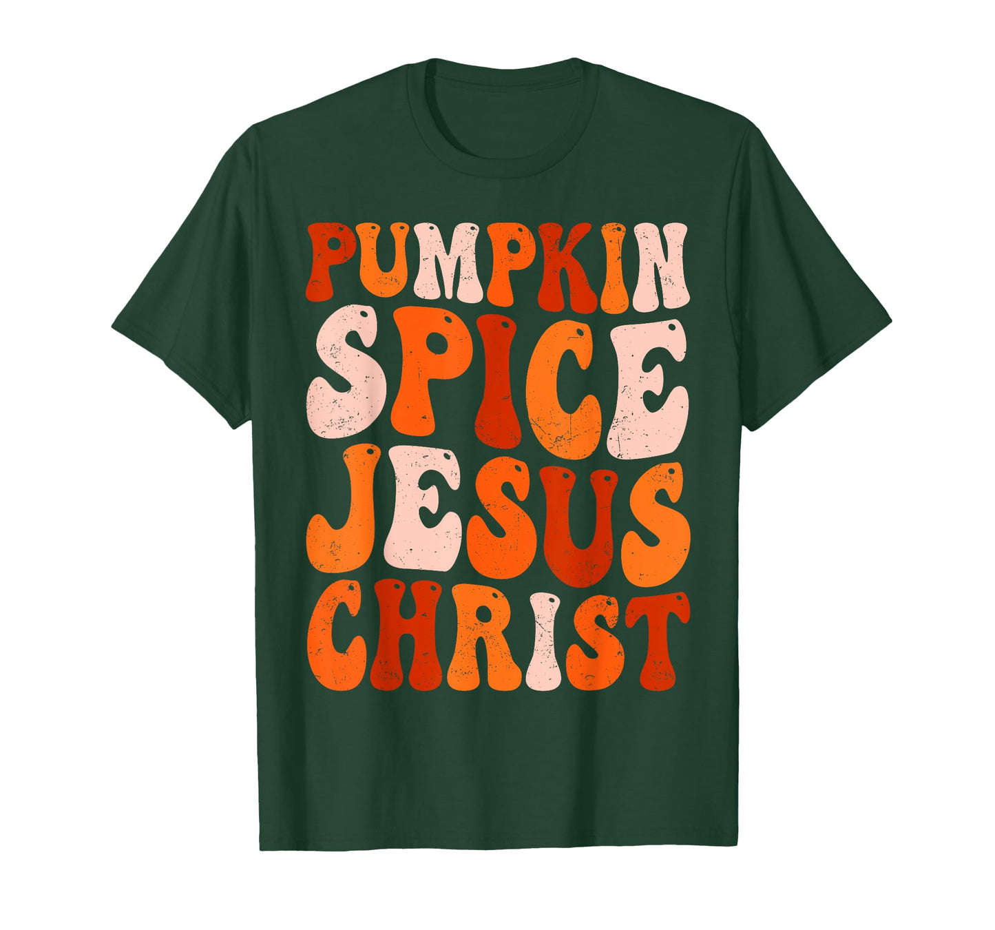 Pumpkin Spice Jesus Christ Vibes for Fall Enthusiasts T-Shirt