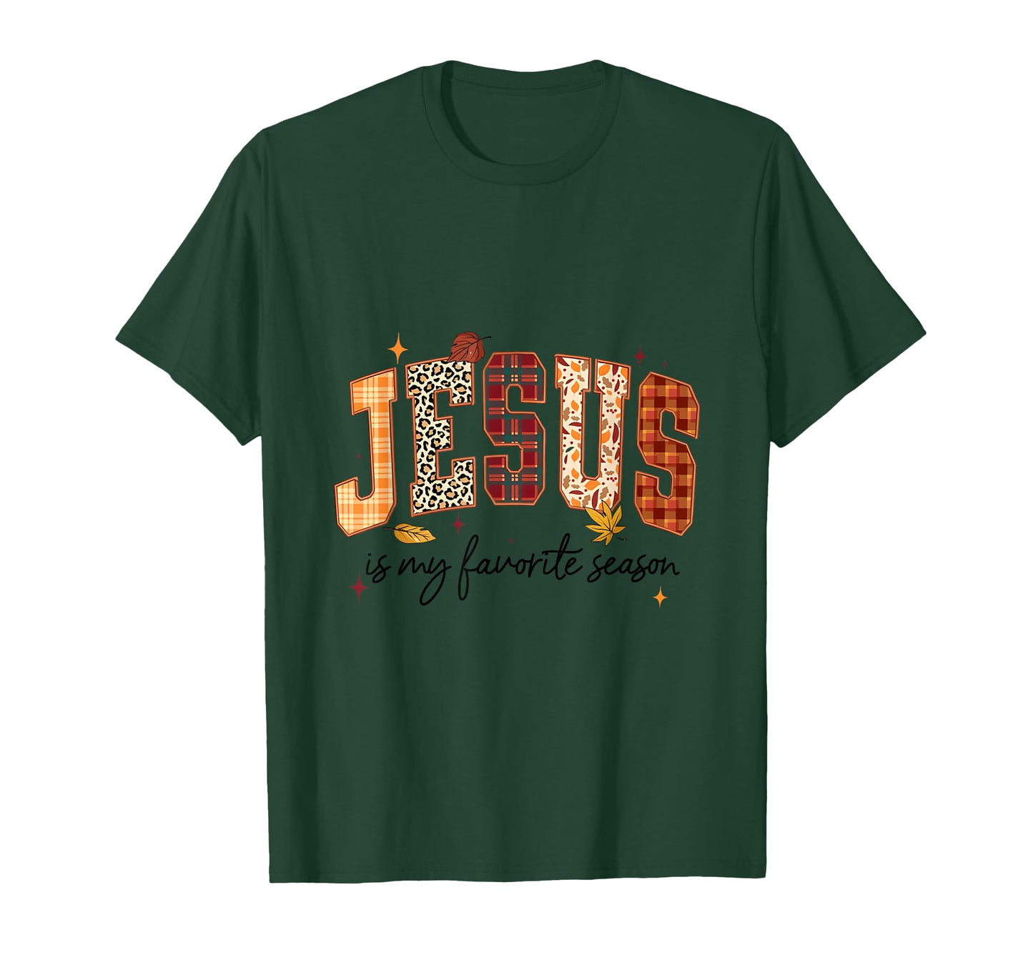 Vintage Jesus is My Favorite Season Fall Jesus Christian T-Shirt