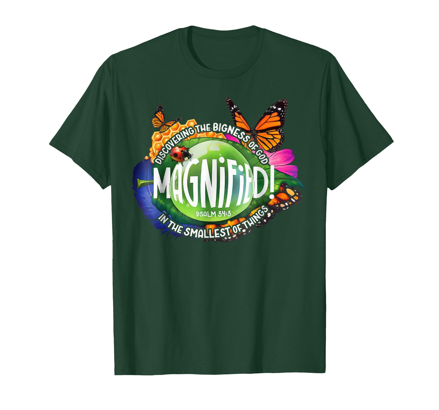 Magnified VBS 2025 Discovering the Bigness of God Christian T-Shirt