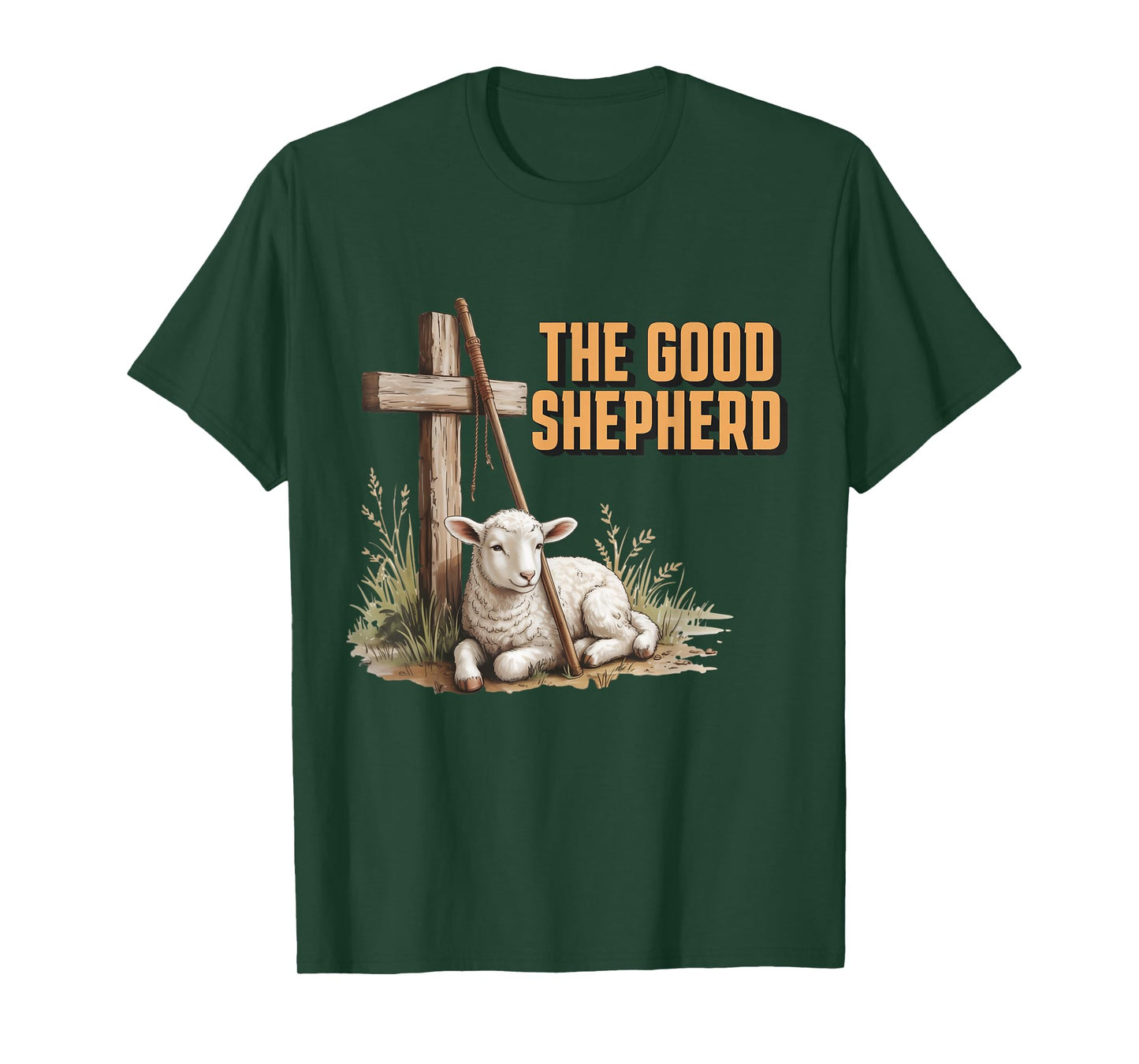 Faith Lamb, Jesus The Good Shepherd, Biblical Verse T-Shirt