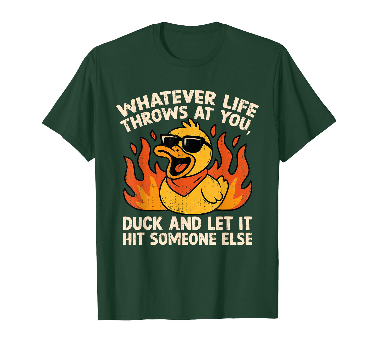 Funny Saying Duck Joke Quote Humor Duck Meme Sarcastic Meme T-Shirt