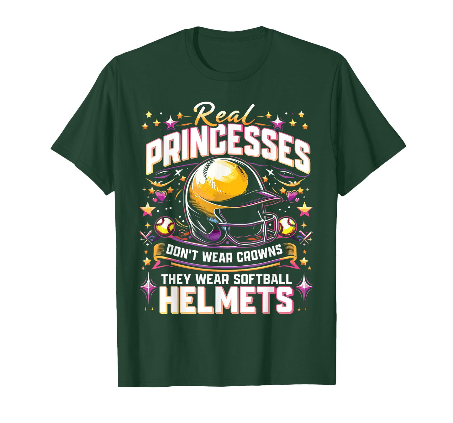 Softball Player Quote Kids Softball Girl Catcher T-Shirt