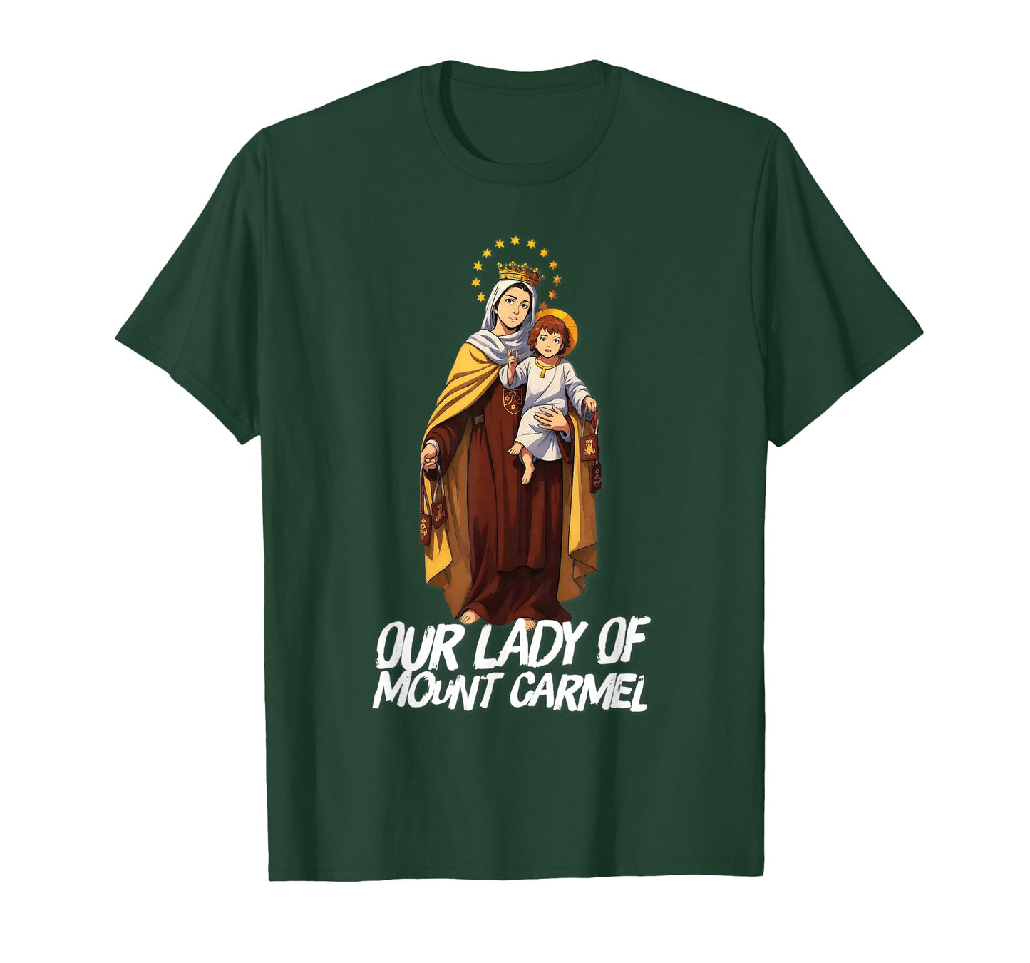 Our Lady of Mount Carmel Marian Catholic T-Shirt