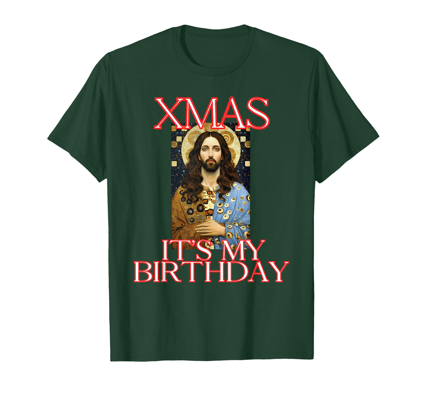 Xmas It's My Birthday Say Jesus Style Christmas Funny Gifts T-Shirt