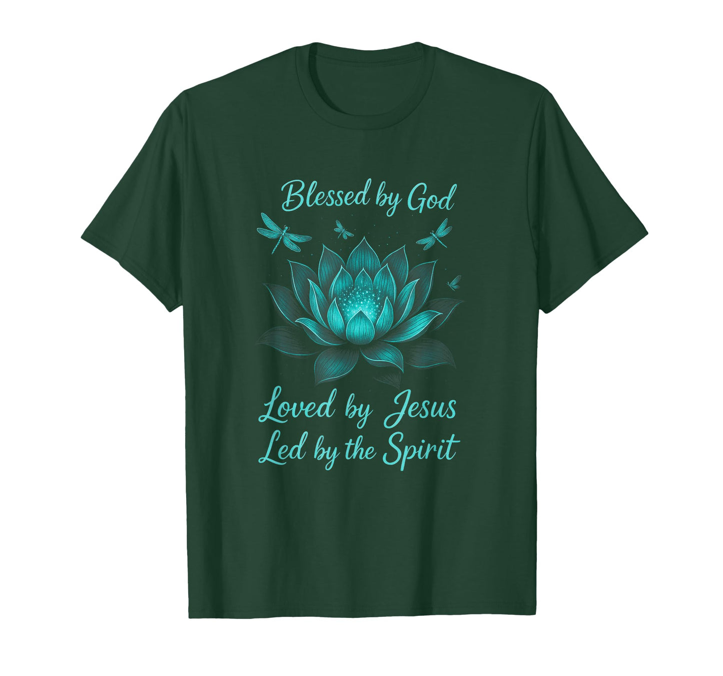 Blessed by God - Sunflower Holy Church Easter T-Shirt